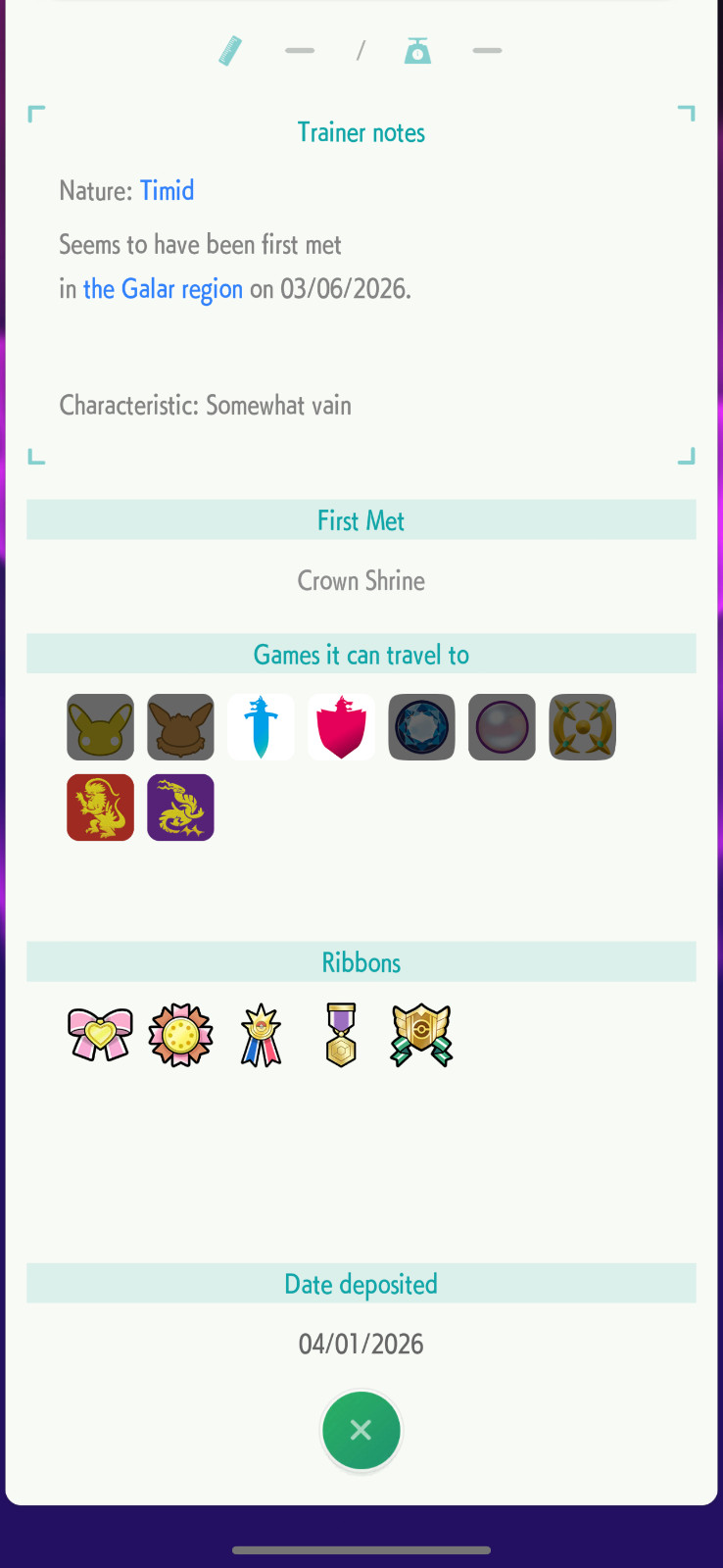 ✨6IV Normal Calyrex SPA + EVS🚀 POKEMON HOME✨Champions✨Online delivery⚡