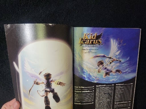 Kid Icarus: Uprising Game, Guide,& 16 AR Cards (Nintendo 3DS, 2012)
