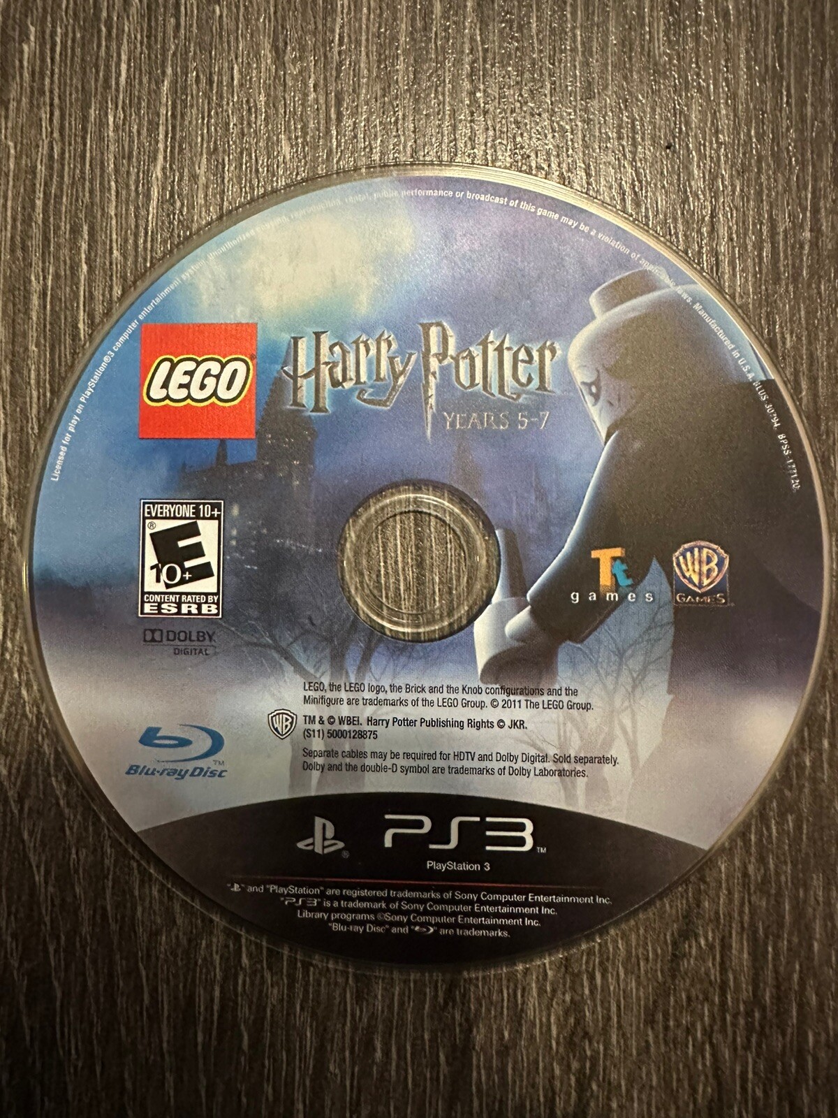 LEGO Harry Potter: Years 5-7 (Sony PlayStation 3, 2011) Disc Only