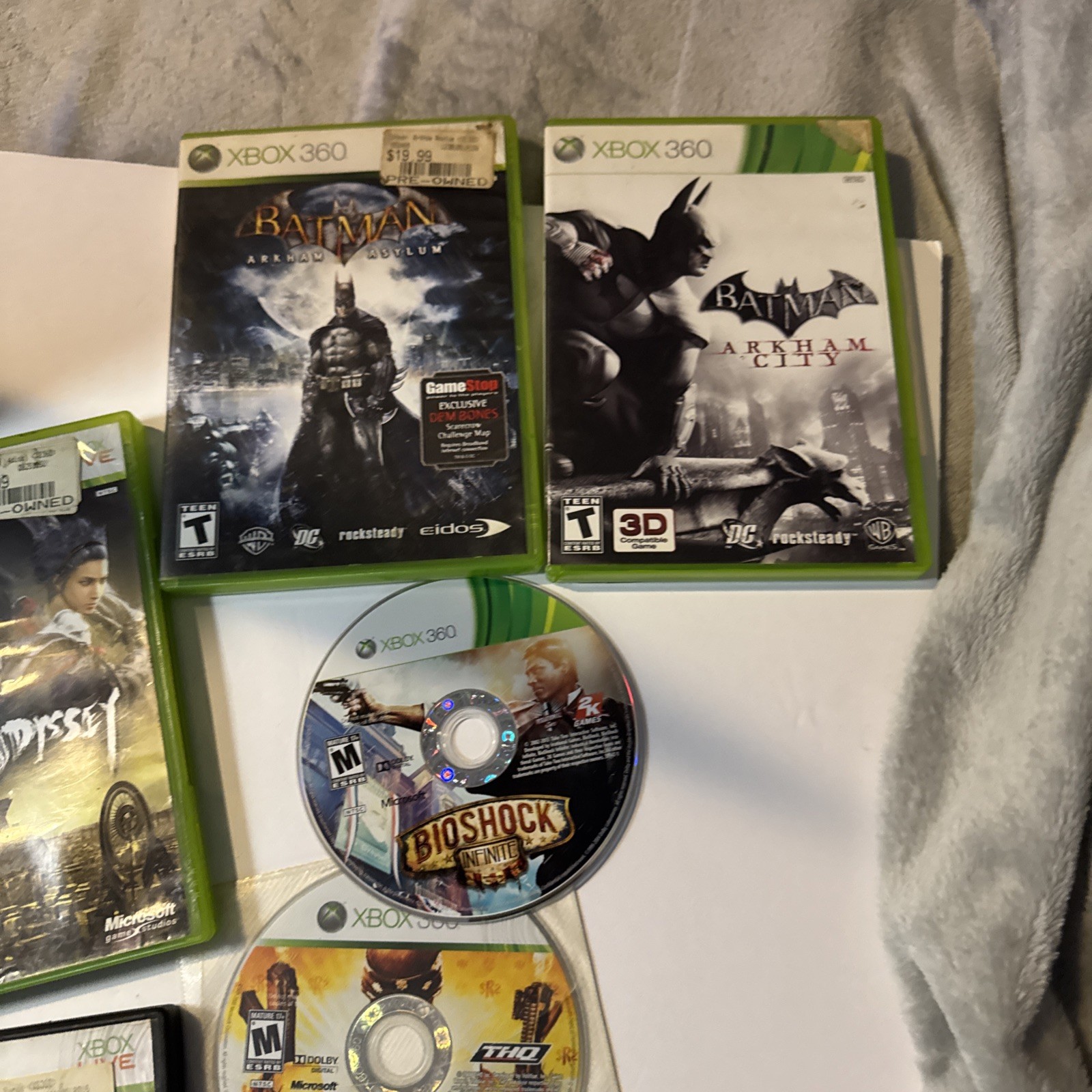 Xbox 360 Game Lot! Unknown Conditions, RE5 No Game! Rest Have Games!