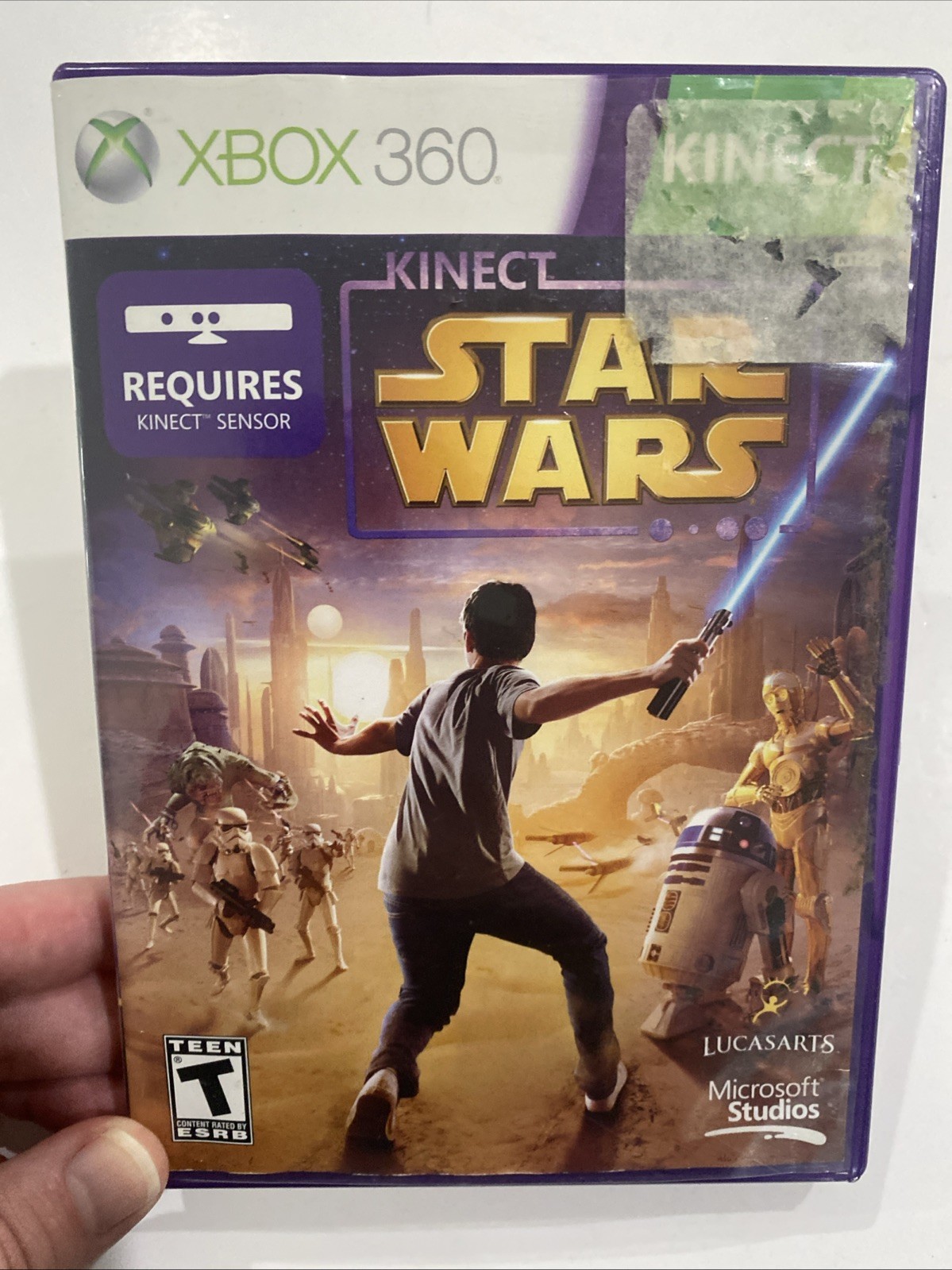 Kinect Star Wars (Microsoft Xbox 360, 2012) Cleaned & Tested