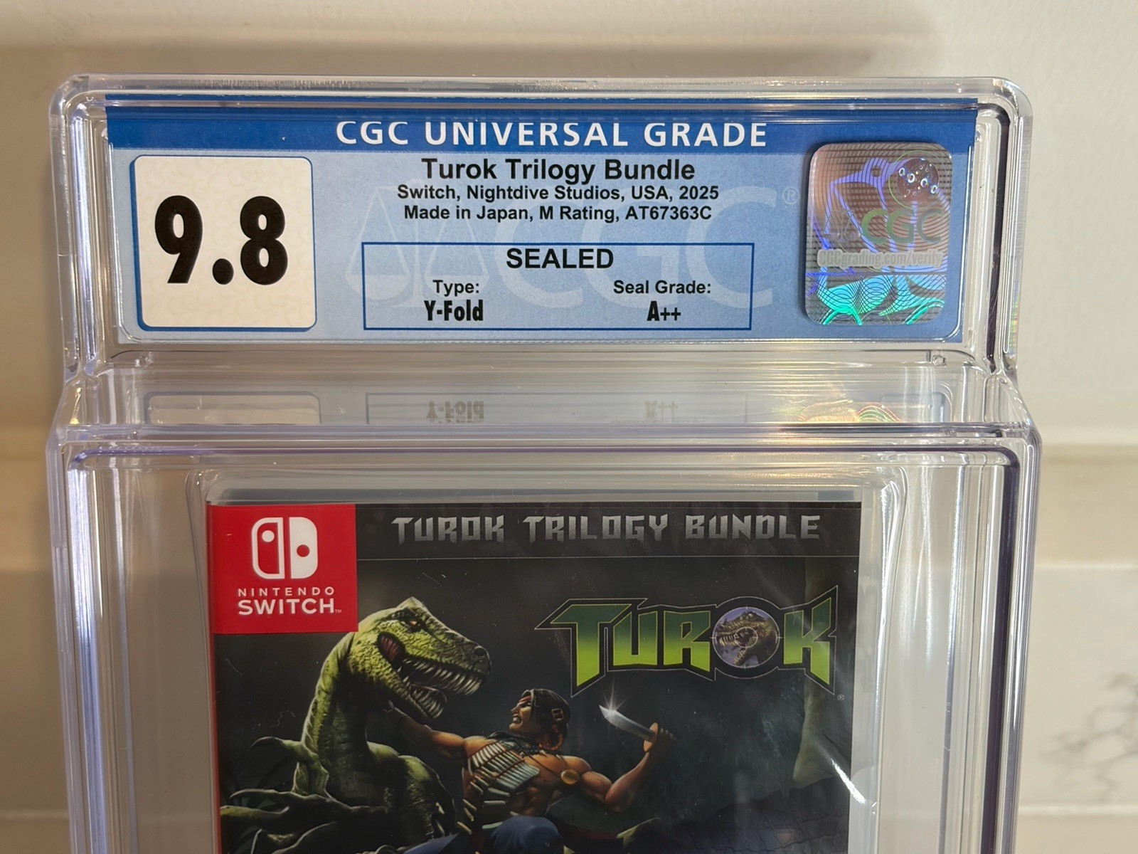Turok Trilogy Bundle – 2025 – Nintendo Switch – CGC GRADED 9.8 A++