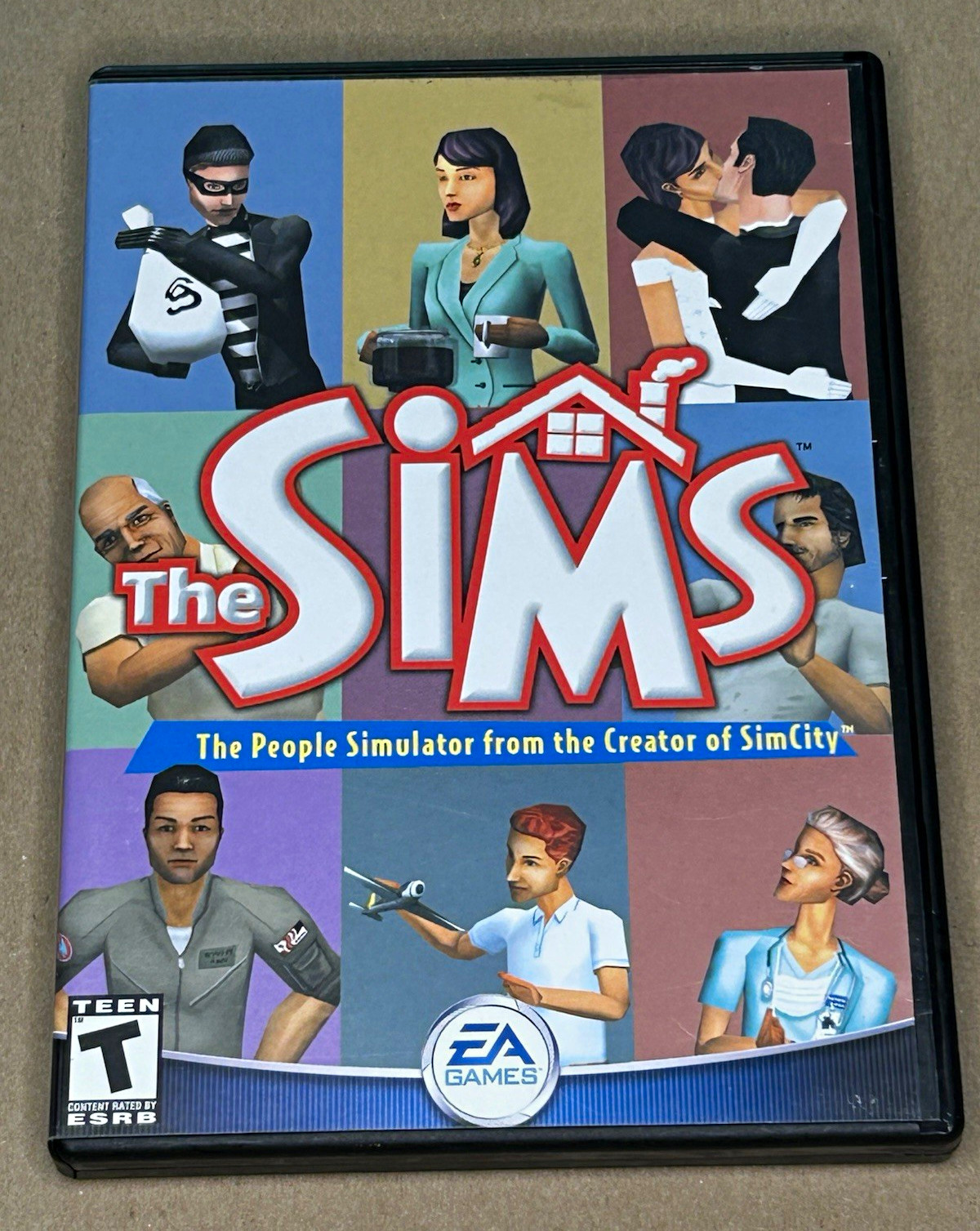 EA Games The Sims PC Simulation Video Game CD-ROM The Sims Series T-Teen 2000