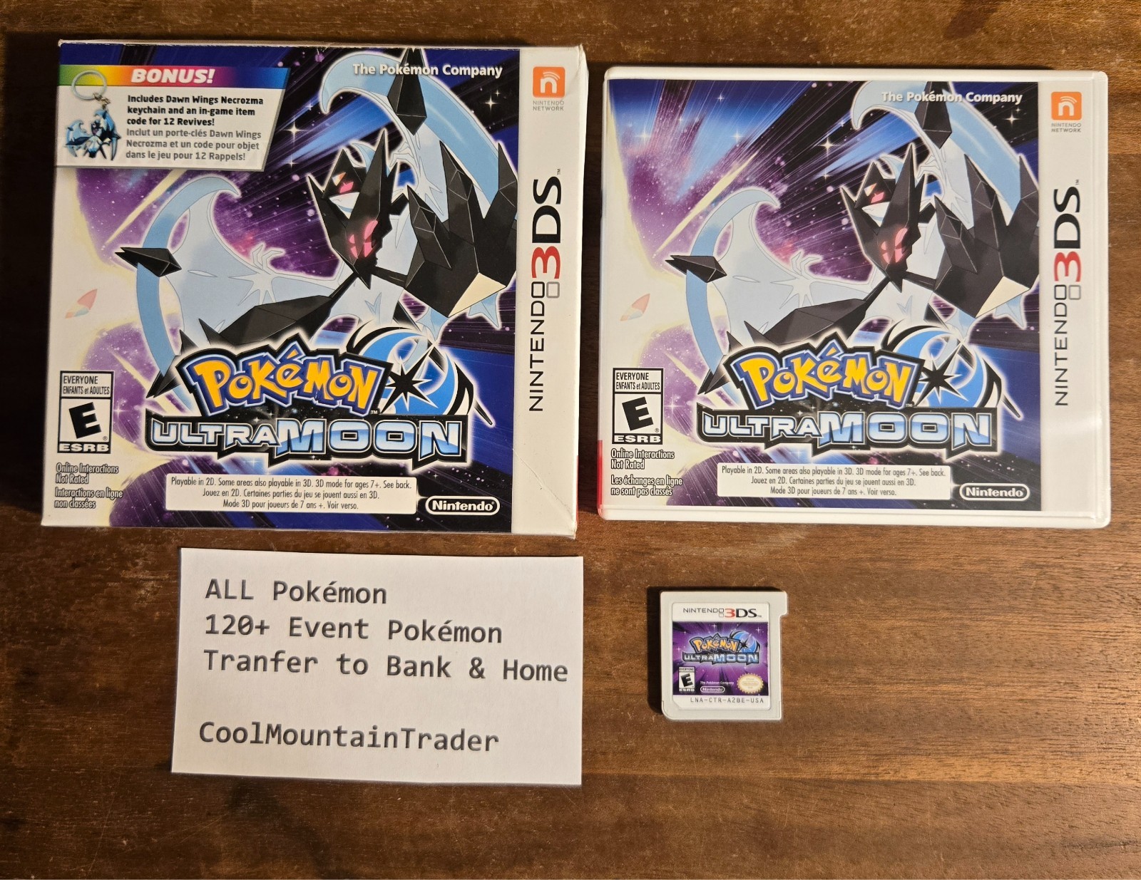 Pokemon Ultra Moon Loaded 807 Pokemon & 150+ Legit Event – Dawn Wings Necrozma