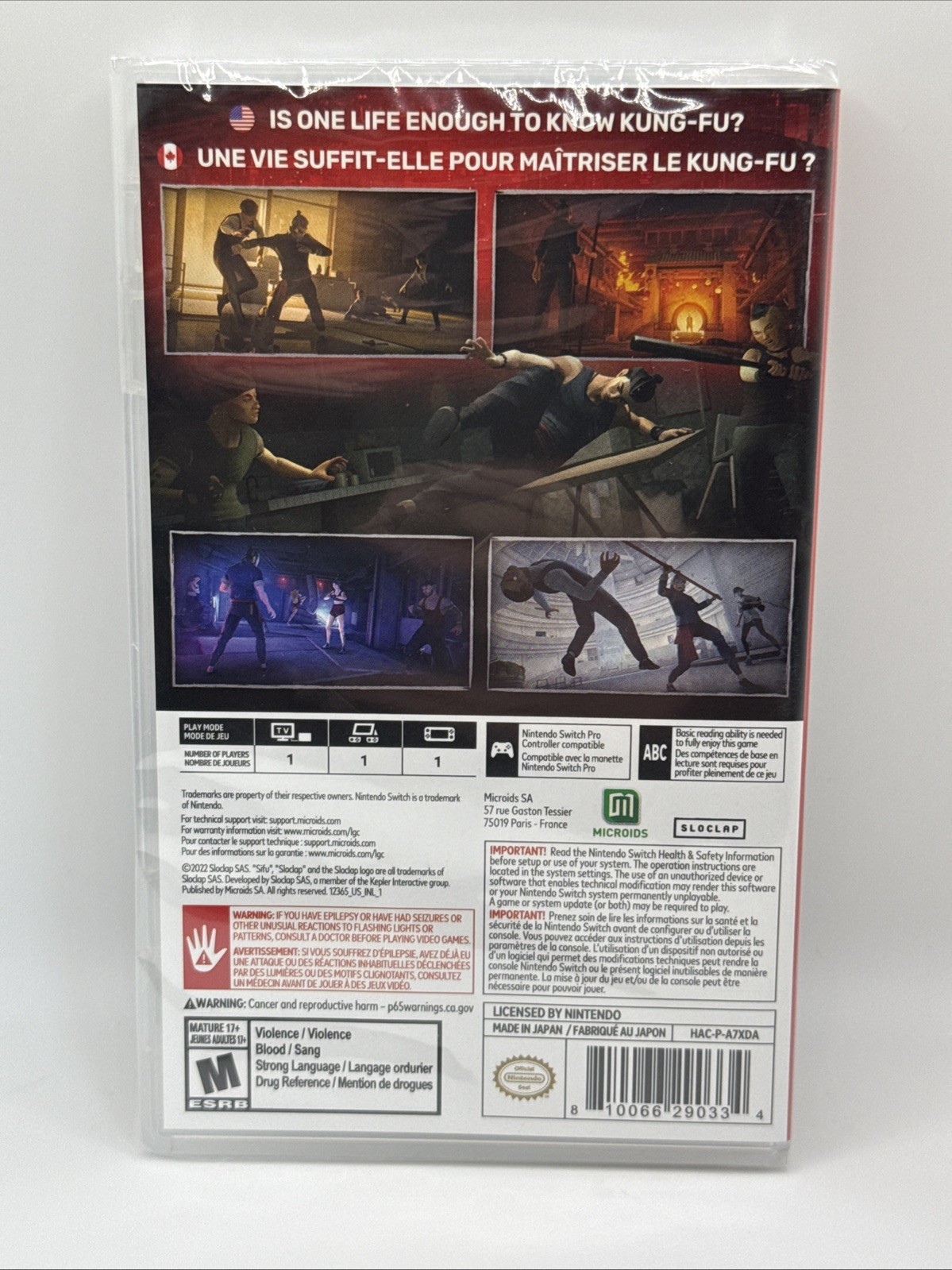 SIFU (Standard Edition) – Nintendo Switch