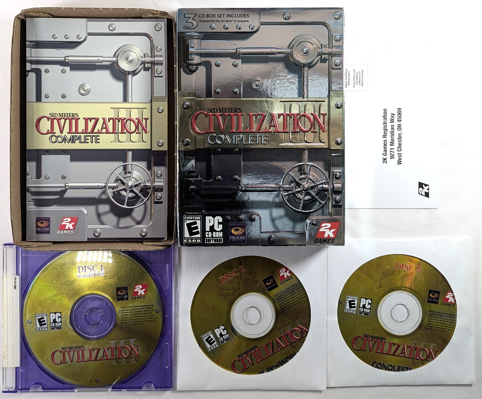 Civilization III Complete NOT Tested Small Box Edition see description