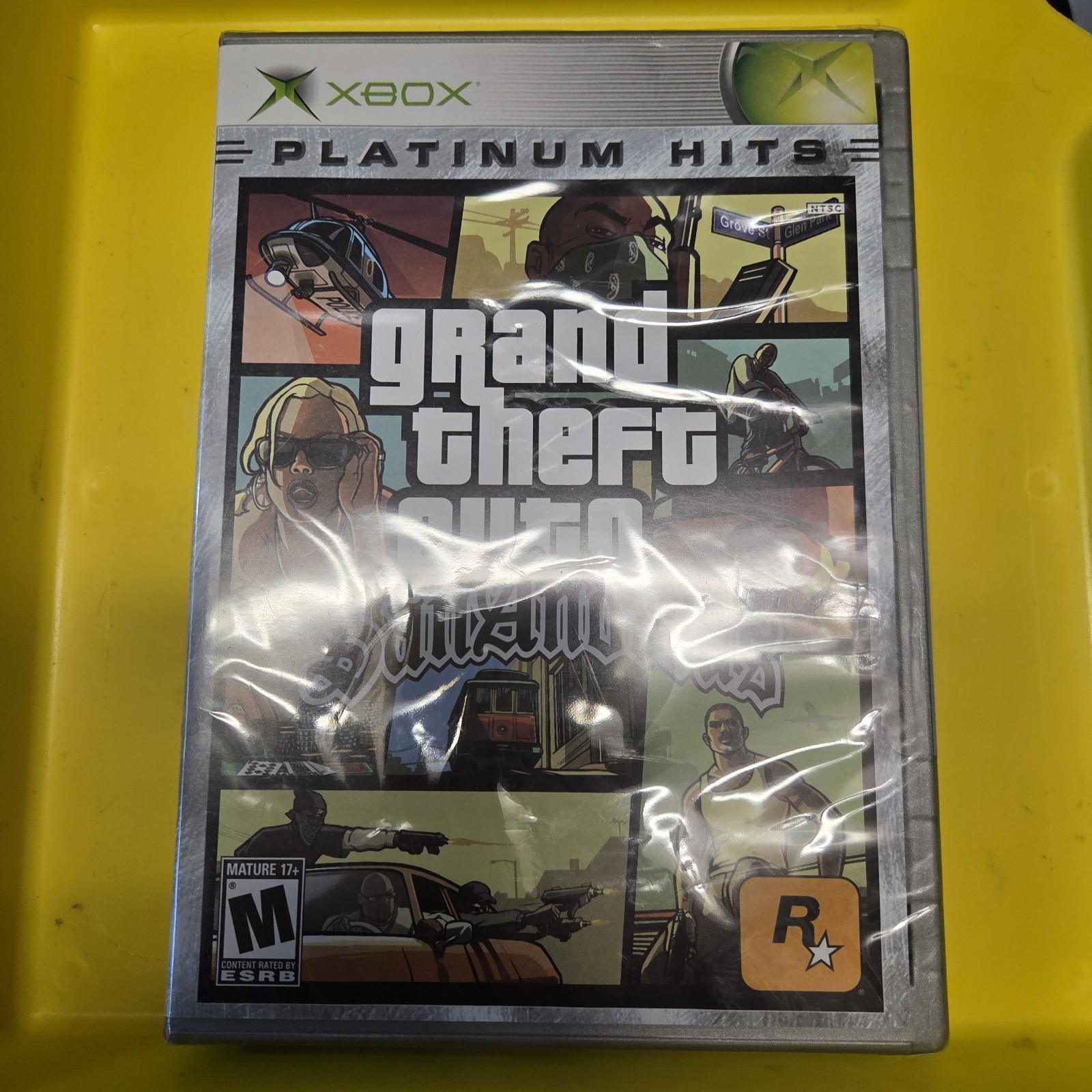 Grand Theft Auto: San Andreas Microsoft Xbox Platinum Hits – Brand New – Sealed
