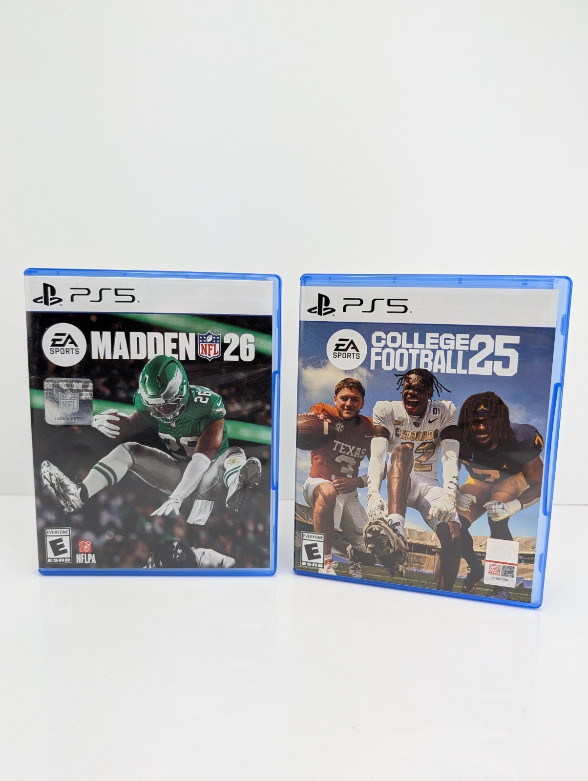 Lot of 2 – Madden NFL 26 + College Football 25 for Sony PlayStation 5 PS5