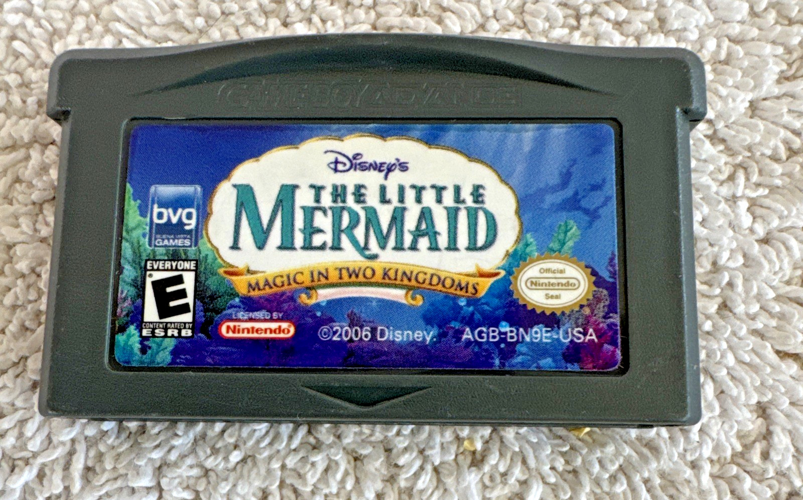 Disney’s The Little Mermaid: Magic in Two Kingdoms Nintendo GBA TESTED / WORKS