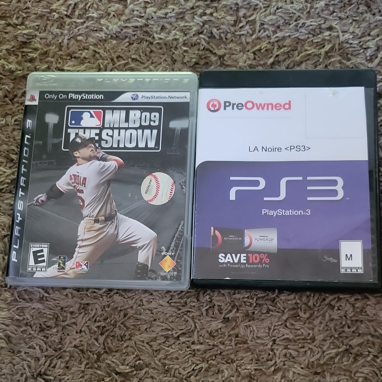 PS3 MLB 09: The Show (MLB The Show Series) 2009 And LA Noire