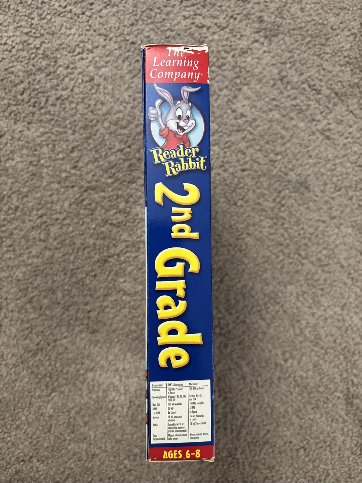 READER RABBIT: 2nd Grade (2001) Mis-cheese-ious Dreamship Advent Big Box Sealed