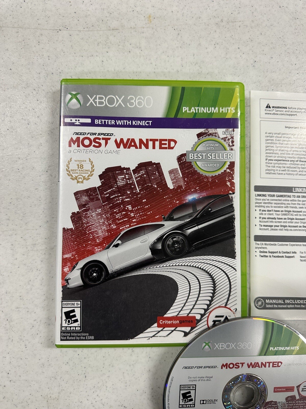 ⚡️Need For Speed Most Wanted LE (Microsoft, Xbox 360) Authentic Tested Working⚡️