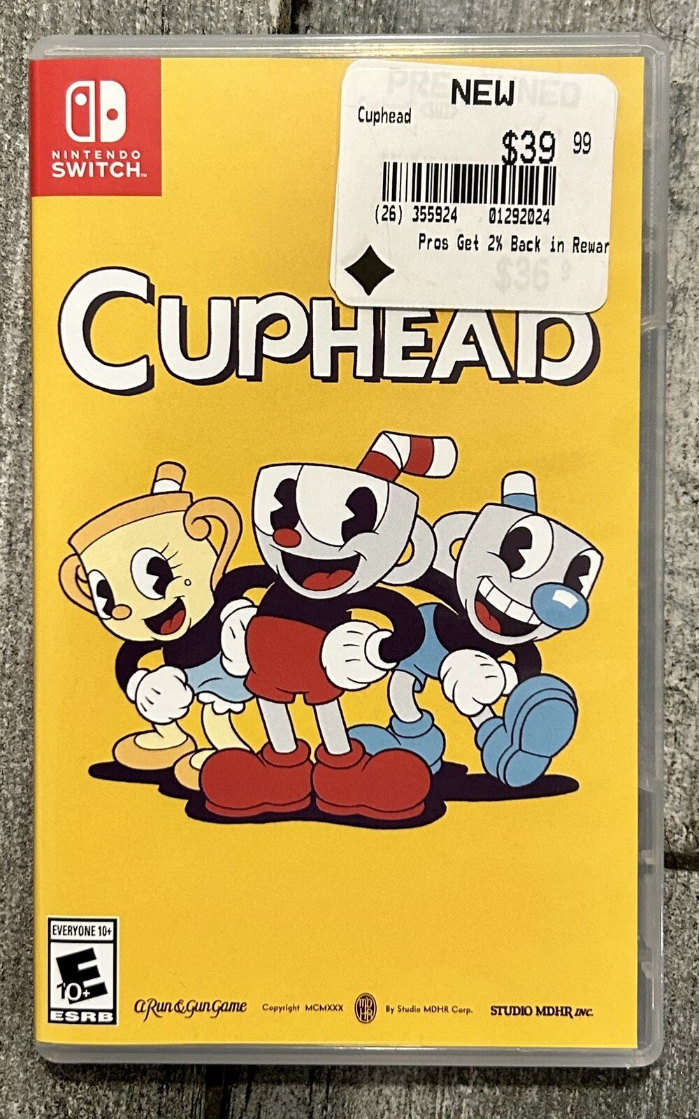 Cuphead Nintendo Switch 2d Masterpiece