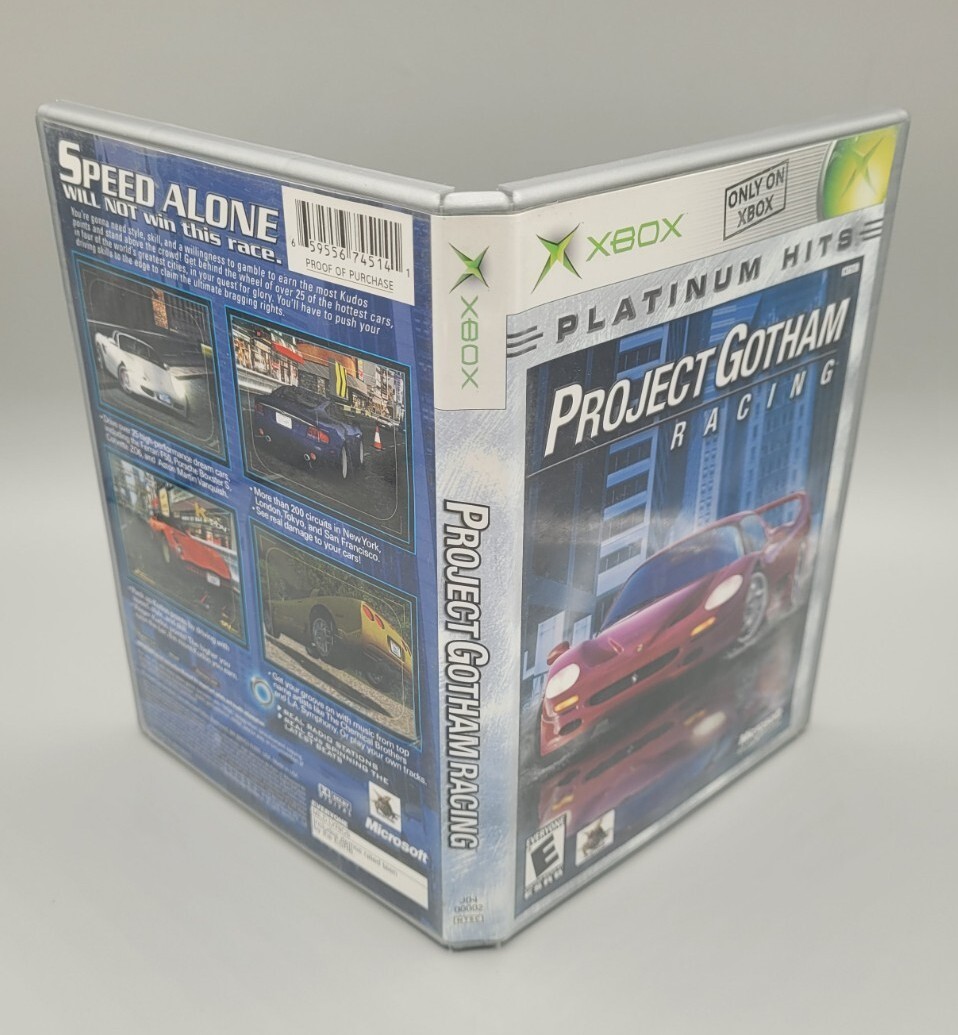 Project Gotham Racing (Microsoft Xbox, 2001) Complete Platinum Hits Tested