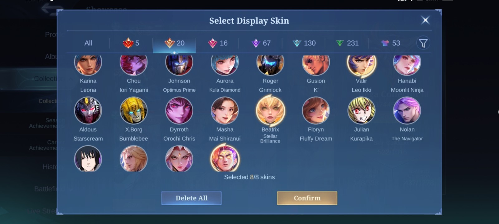 Mobile Legends 9 years Account