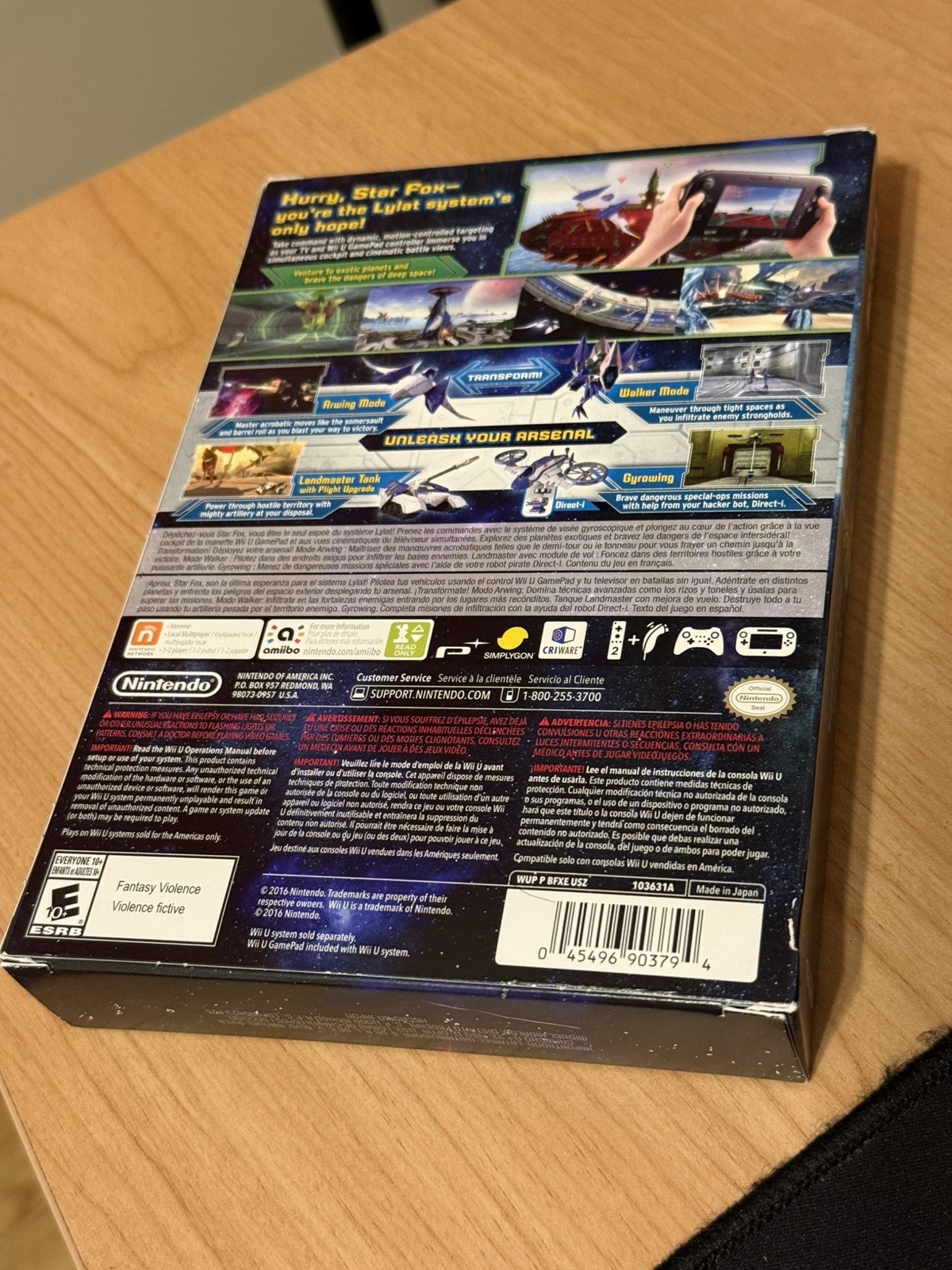 Star Fox Zero & Star Fox Guard Bundle (Nintendo Wii U, 2016) CIB Complete