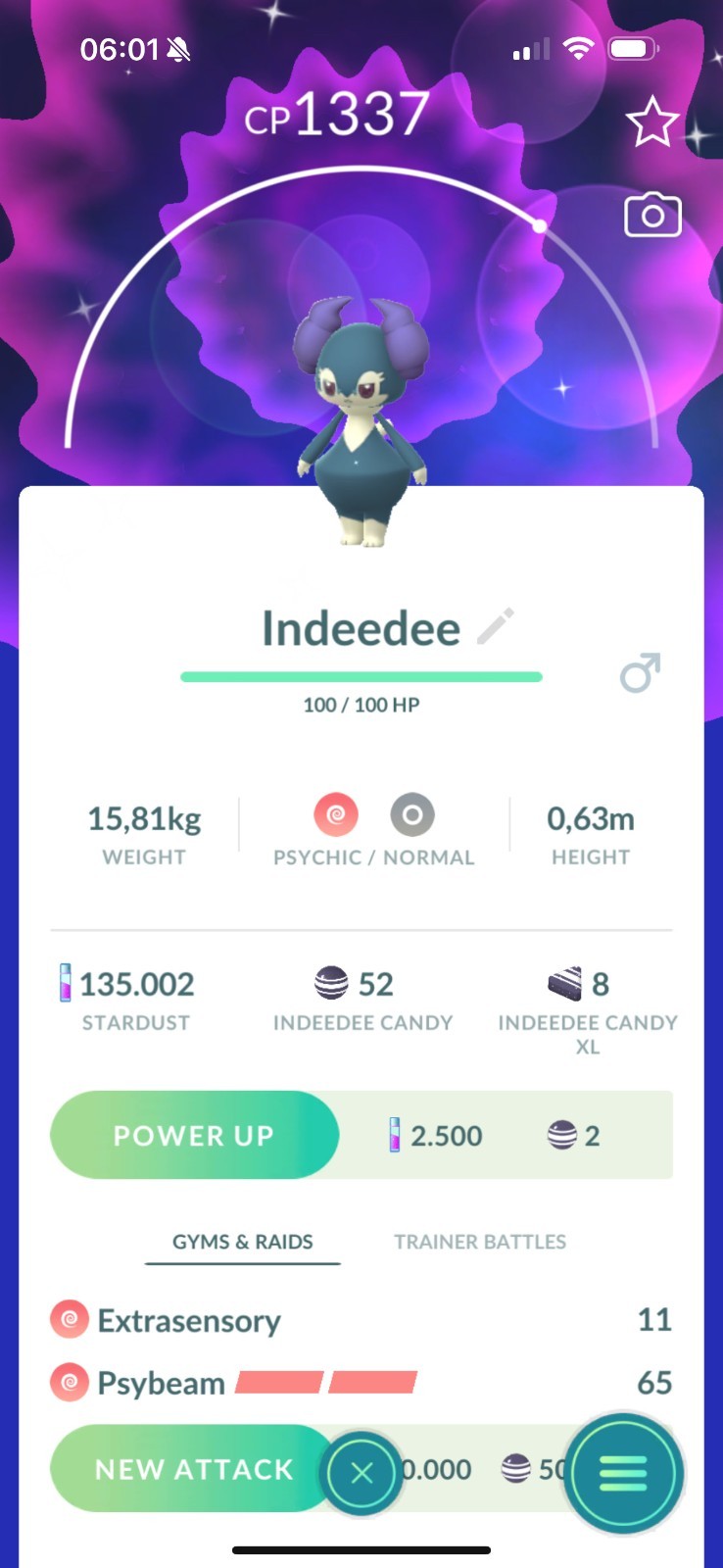 Shiny Indeedee Male – Female Tr-de 1M stardust