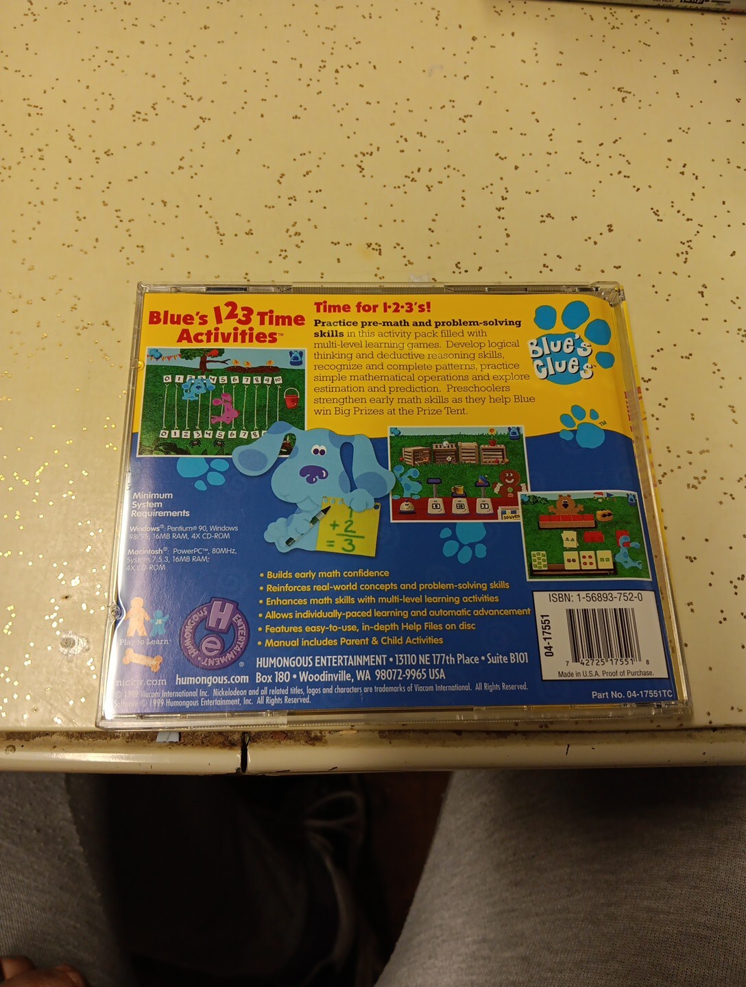 Blue’s 123 Time Activities (PC, 2001)
