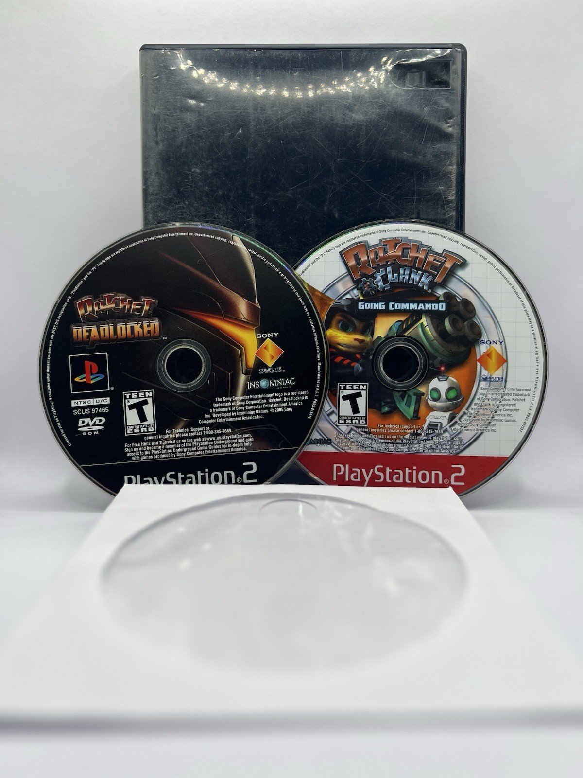 Ratchet: Deadlocked + Going Commando Dual Pack (Playstation 2) – DISCS ONLY