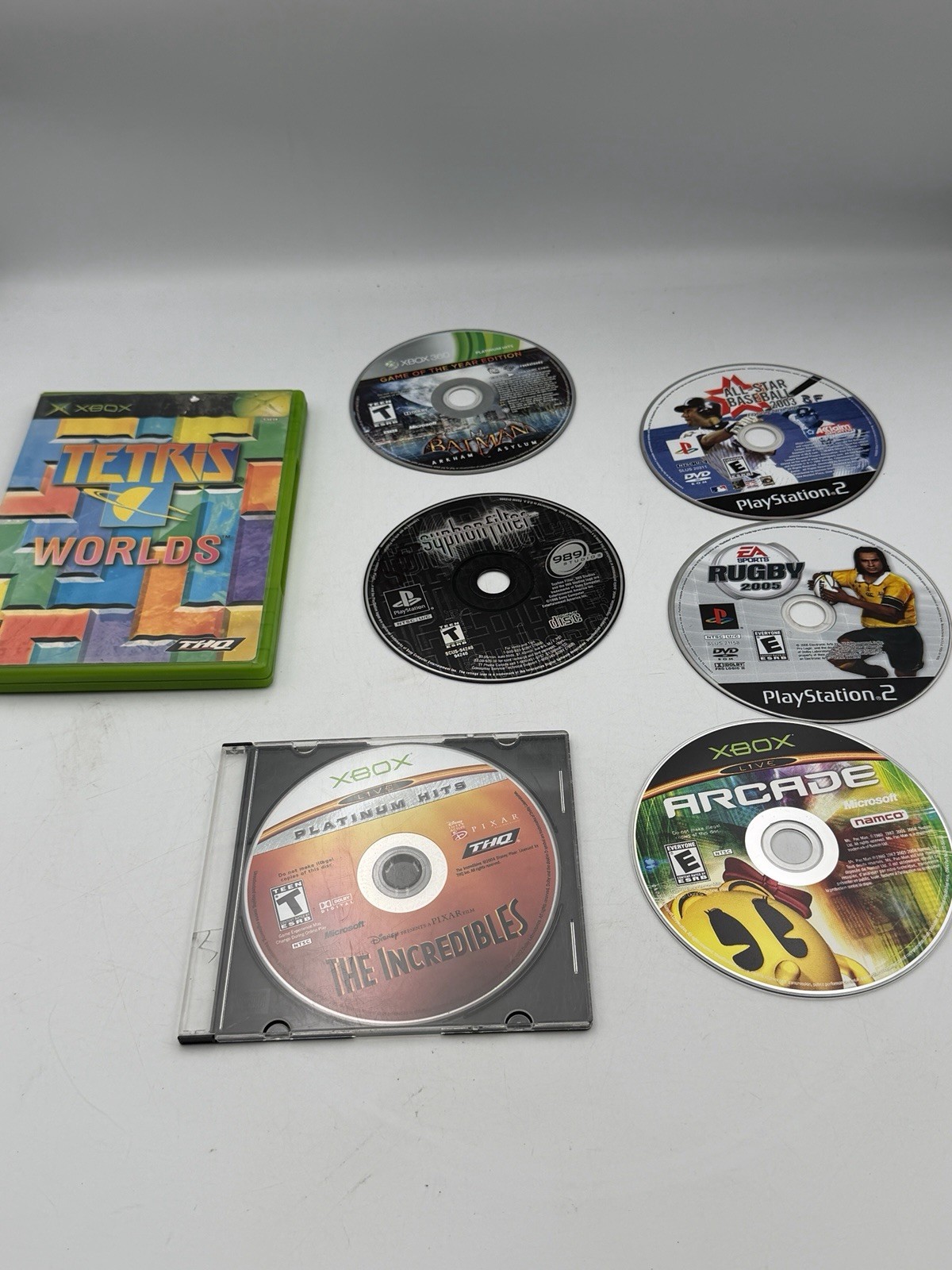 Lot Of Misc Console Games Xbox PlayStation Sports Arcade Untested