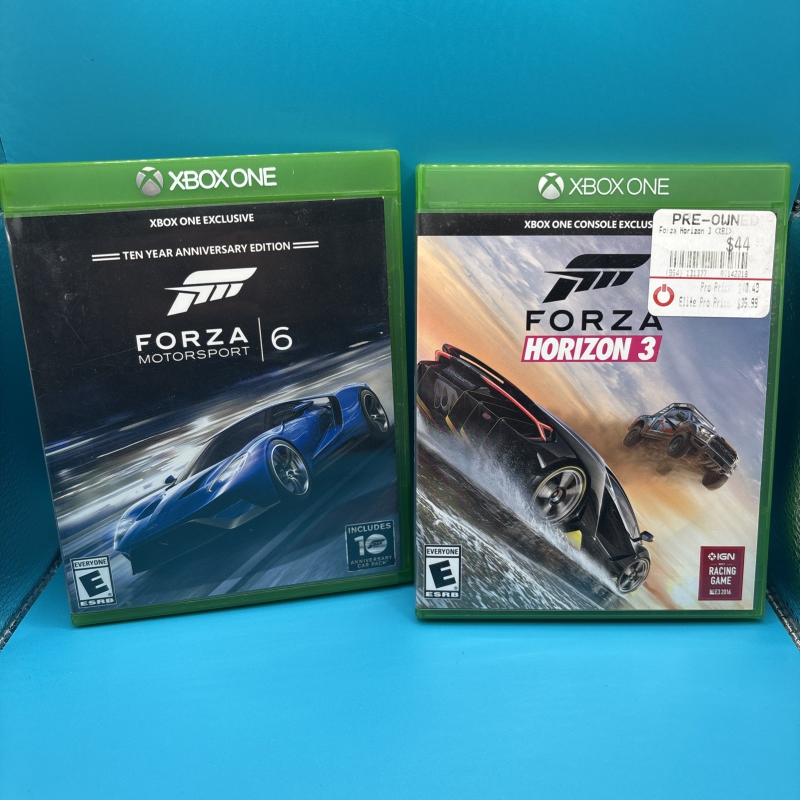 Xbox One – Forza Horizon 3 & Forza Motorsport 6 Xbox One Game Lot