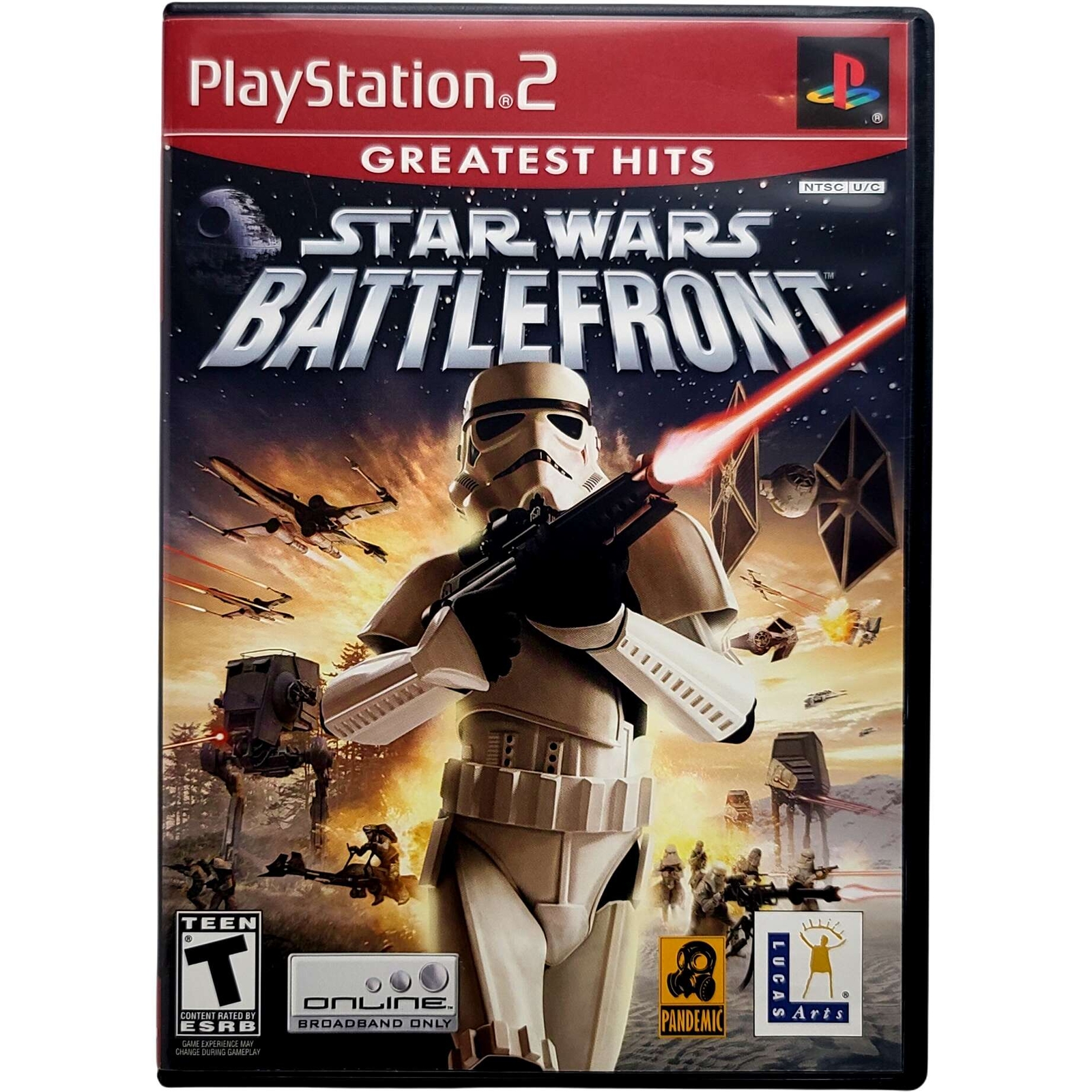 Star Wars Battlefront Greatest Hits – Sony Playstation 2 Pristine Authentic