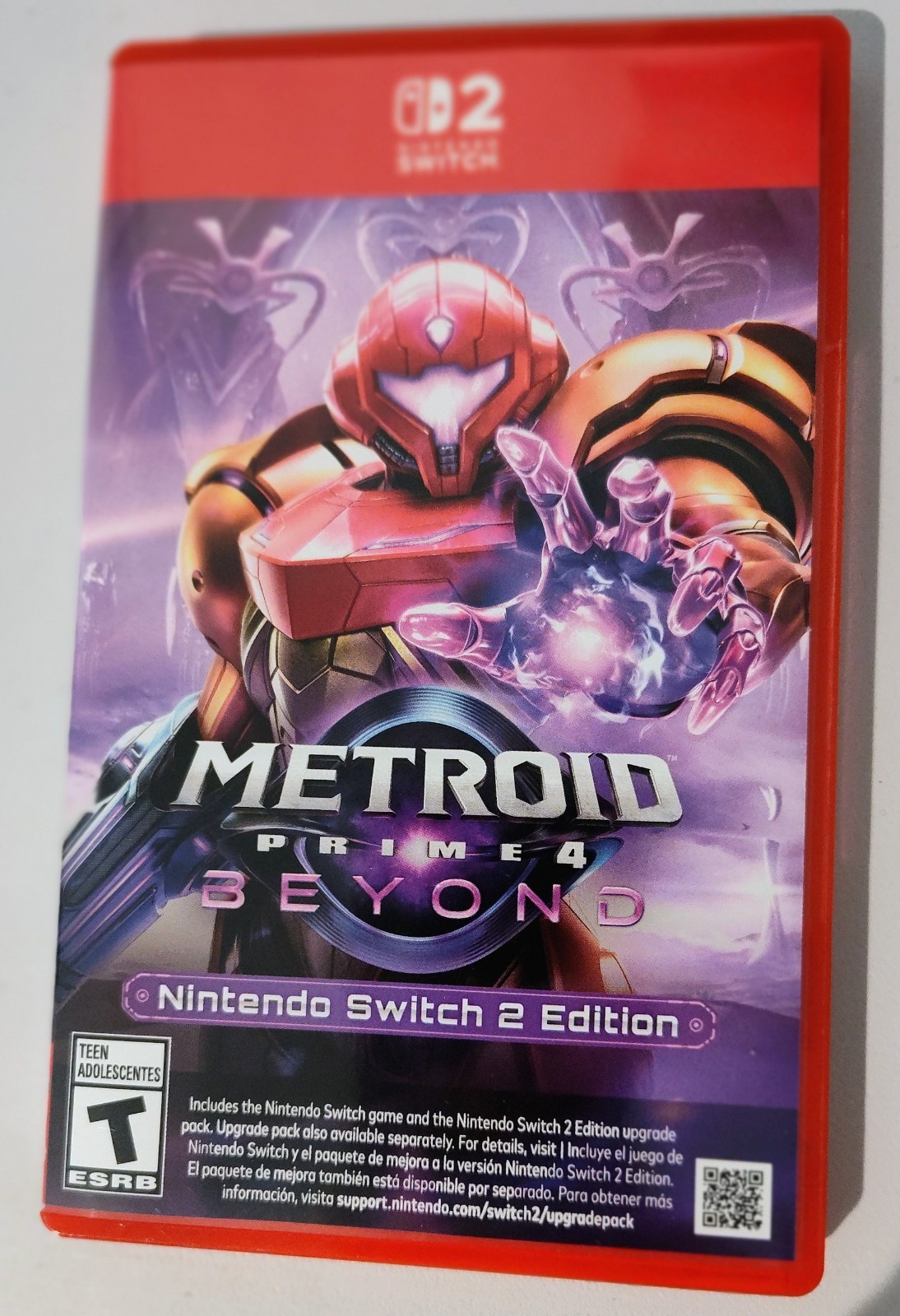 Metroid Prime 4 Beyond Nintendo Switch 2 Game Adult Owned