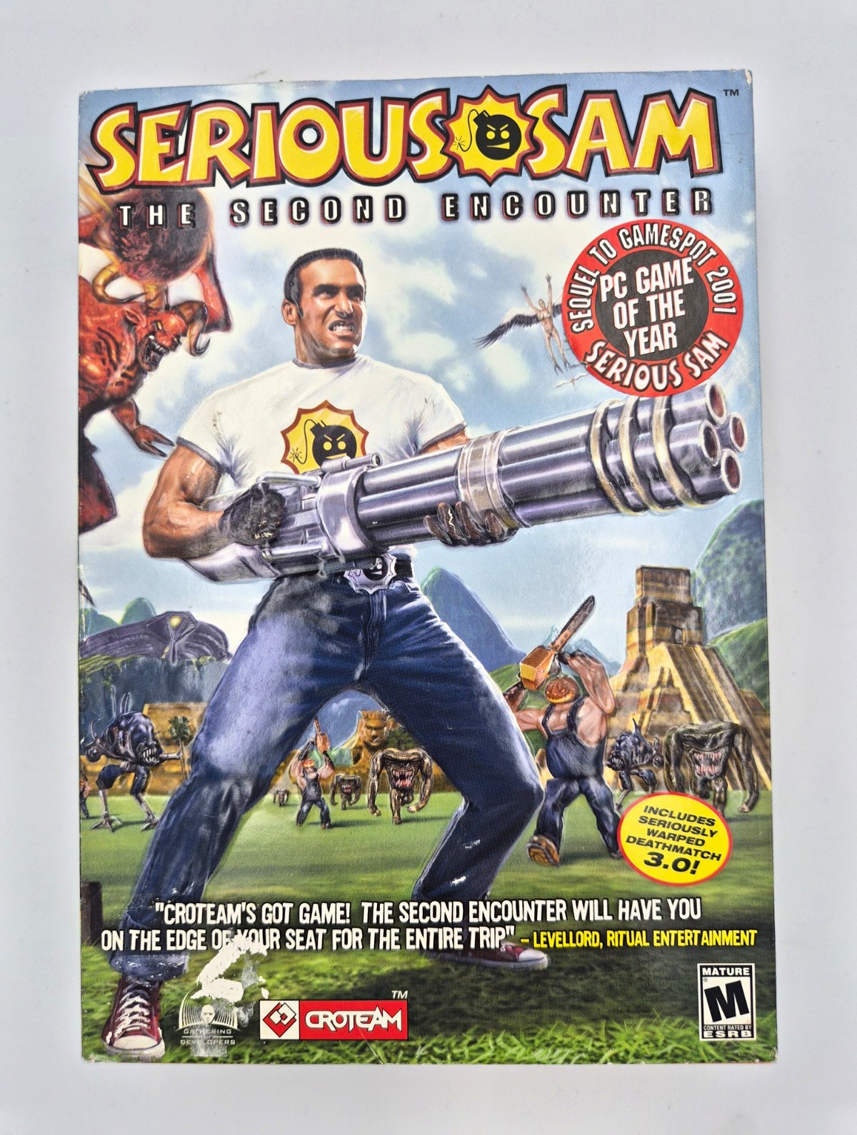 Serious Sam: The Second Encounter Box PC 2002 New Sealed