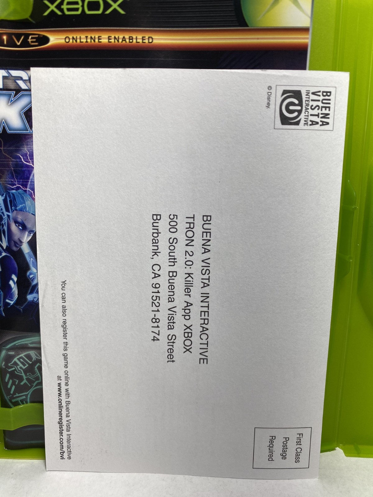 Tron 2.0 Killer App Xbox CIB Complete w/ Manual & Reg Card Tested Free Shipping