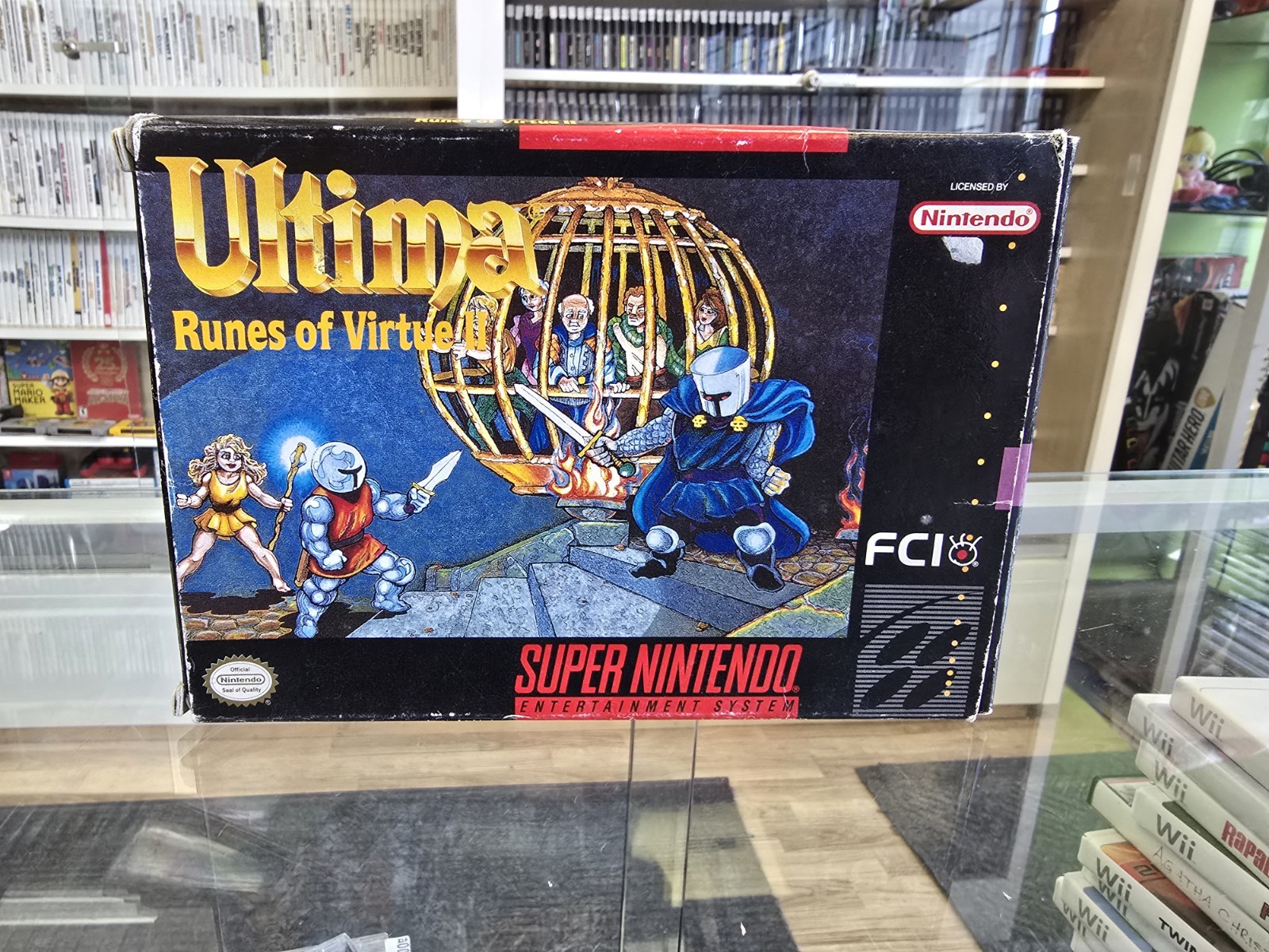 Ultima: Runes of Virtue II Super Nintendo Entertainment System 1994 Tested Works