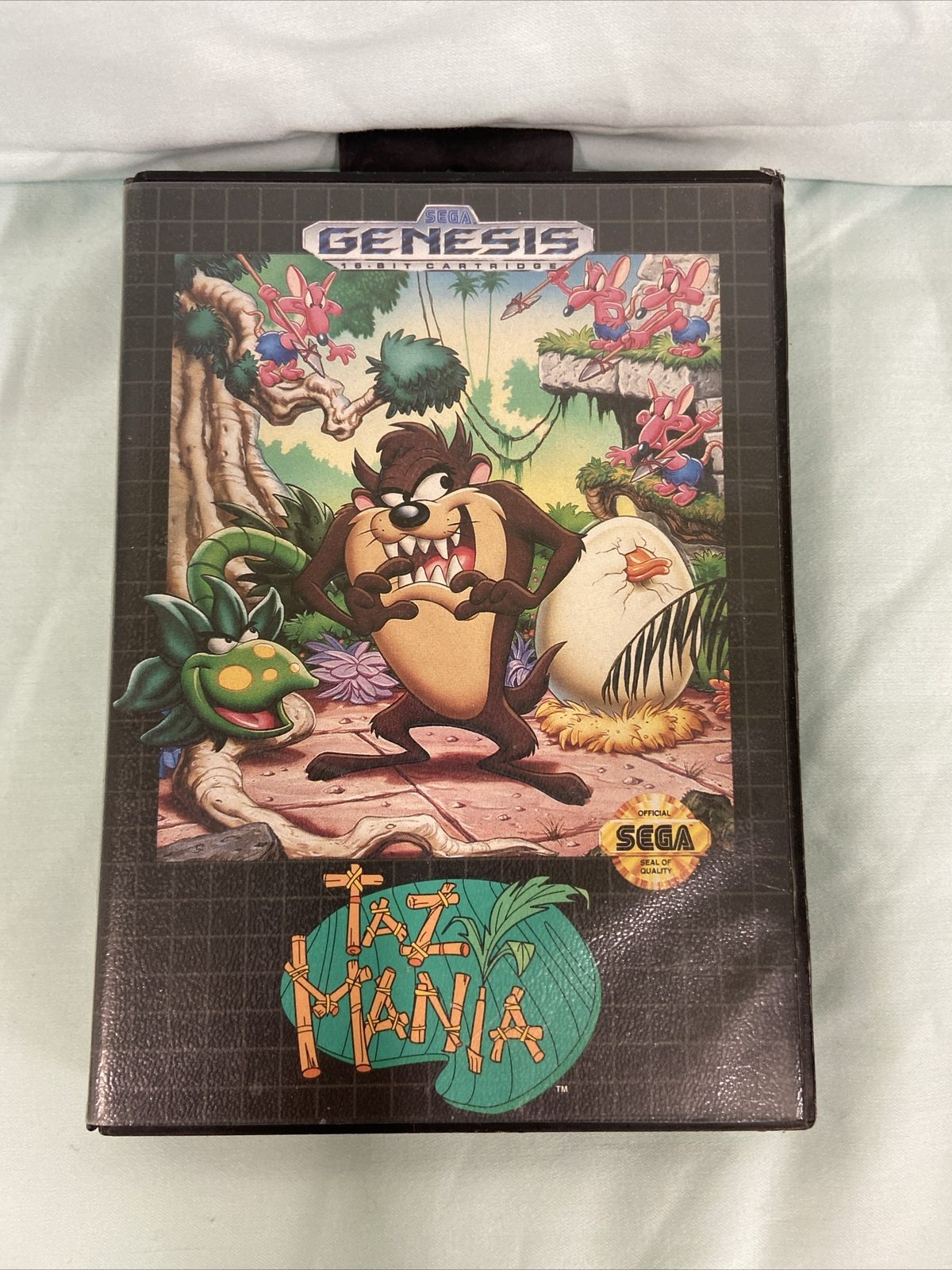 Taz-Mania (Sega Genesis, 1992) Authentic- Mint Condition!👍👍
