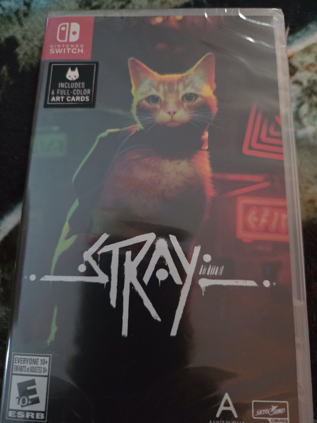 Stray – Nintendo Switch W ART CARDS SEALED