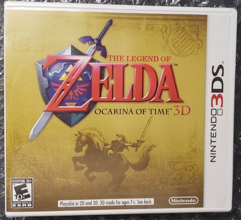 Nintendo 3DS Legend of Zelda Ocarina of Time 3D / US First printed