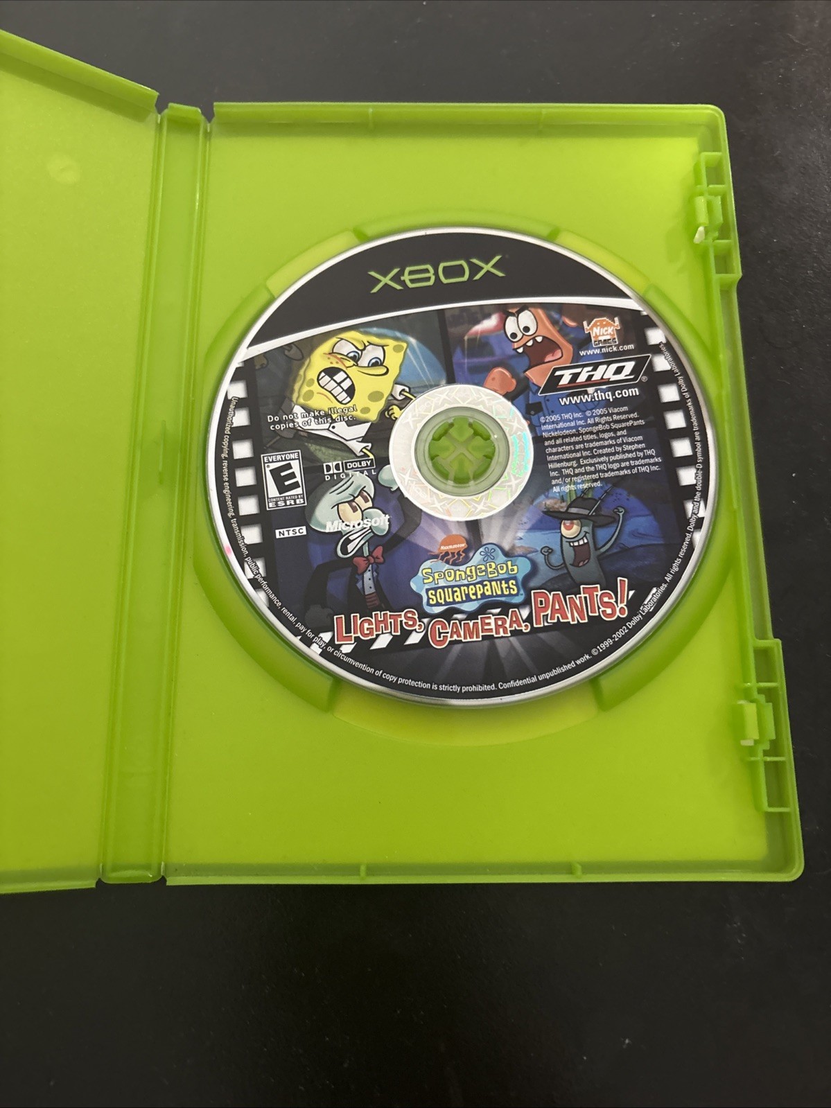 SpongeBob SquarePants: Lights, Camera, Pants (Microsoft Xbox, 2005)