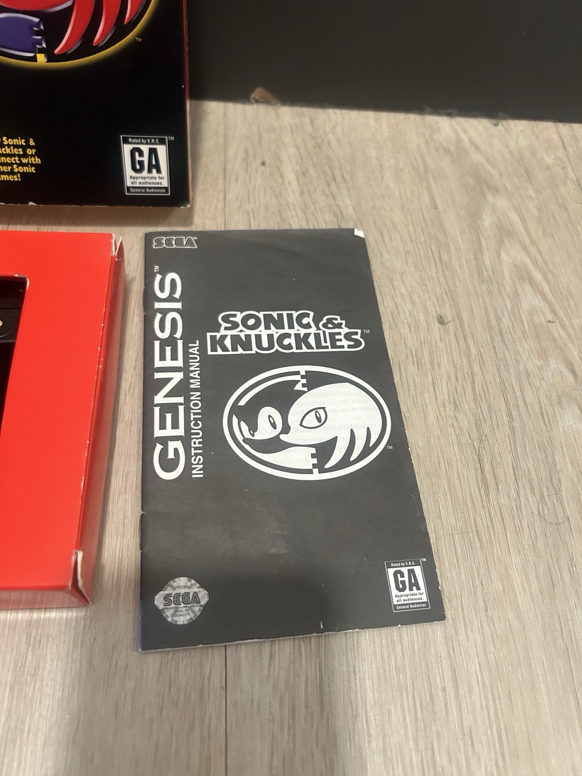 SONIC & KNUCKLES – (SEGA GENESIS, 1994) TESTED + COMPLETE IN BOX CIB