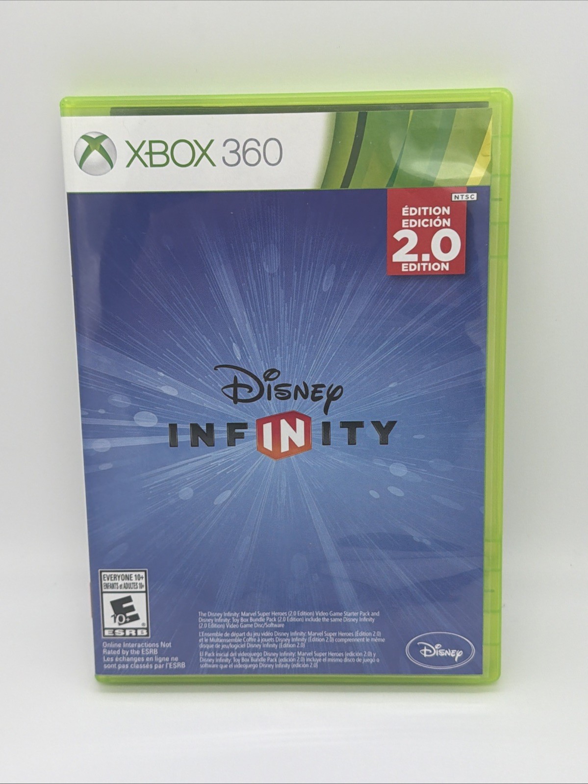 Disney Infinity 2.0 Edition Xbox 360 Video Game Complete Cartoon / Marvel