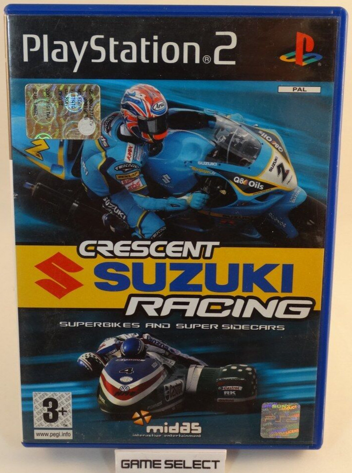 CRESCENT SUZUKI RACING SONY PS2 PLAYSTATION 2 PAL EU EUR ITA ITALIAN ORIGINAL