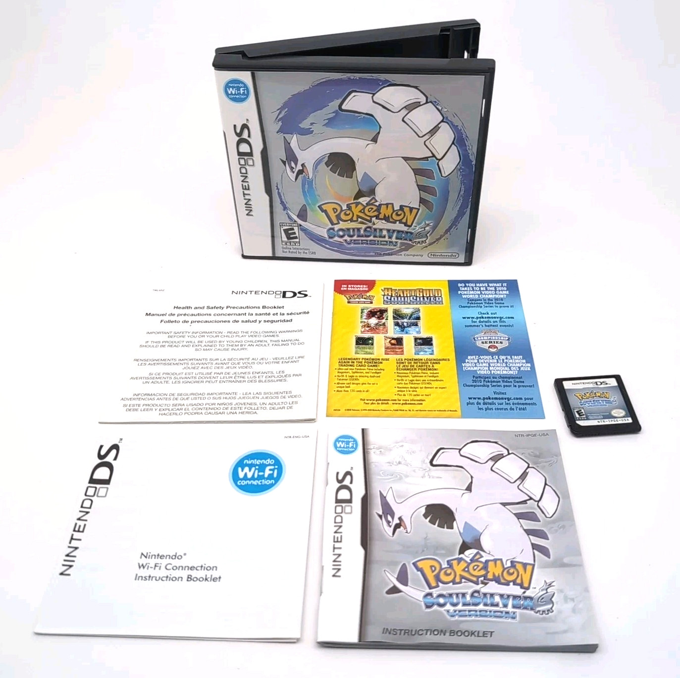 Pokemon SoulSilver Nintendo DS Authentic Not For Resale Version GREAT SHAPE