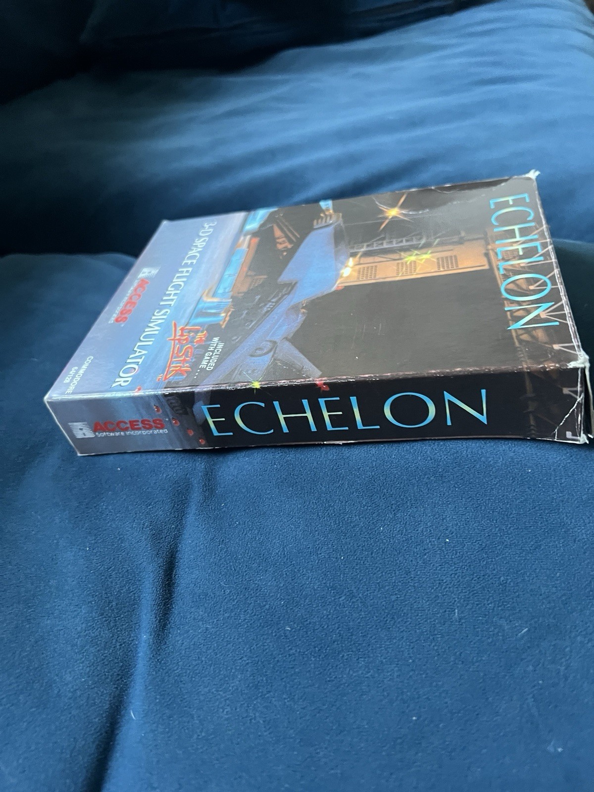Echelon- 3D Space Flight Simulation Game C64 W/Feelies 1987 used/tested Access