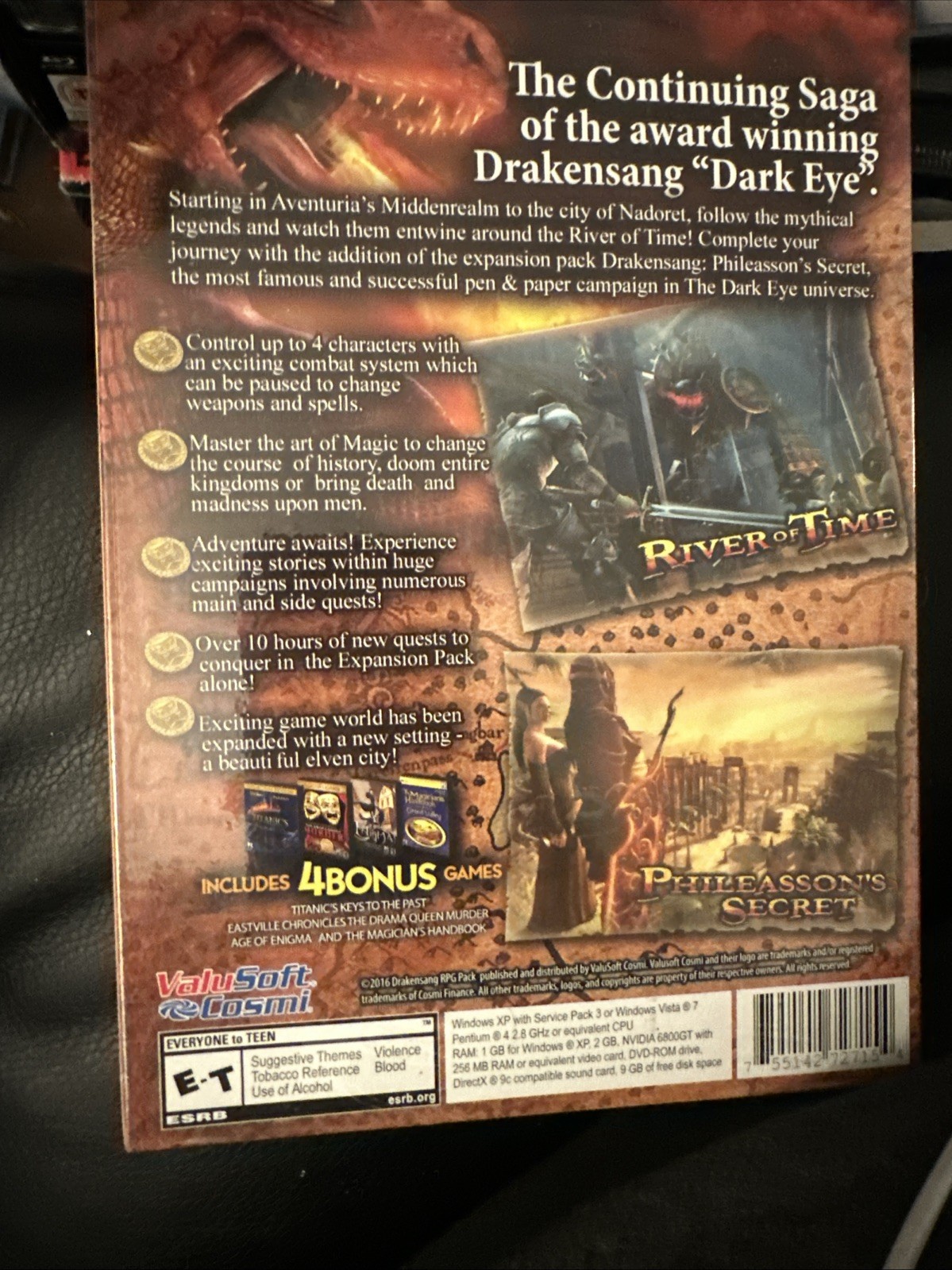 DRAKENSANG RPG PACK (PC Games) Brand New Sealed