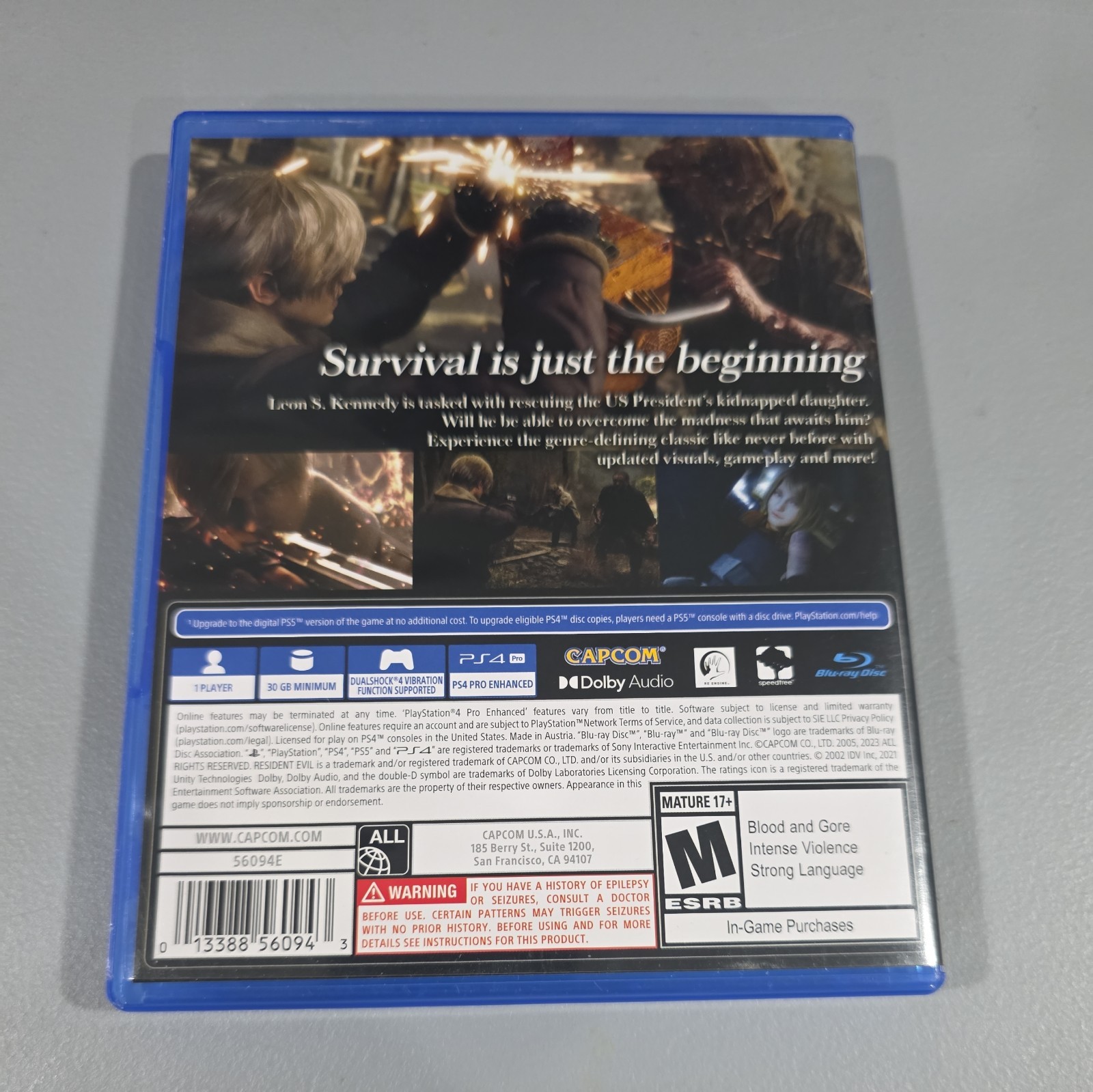 Resident Evil 4 (Remake) – Sony PlayStation 4