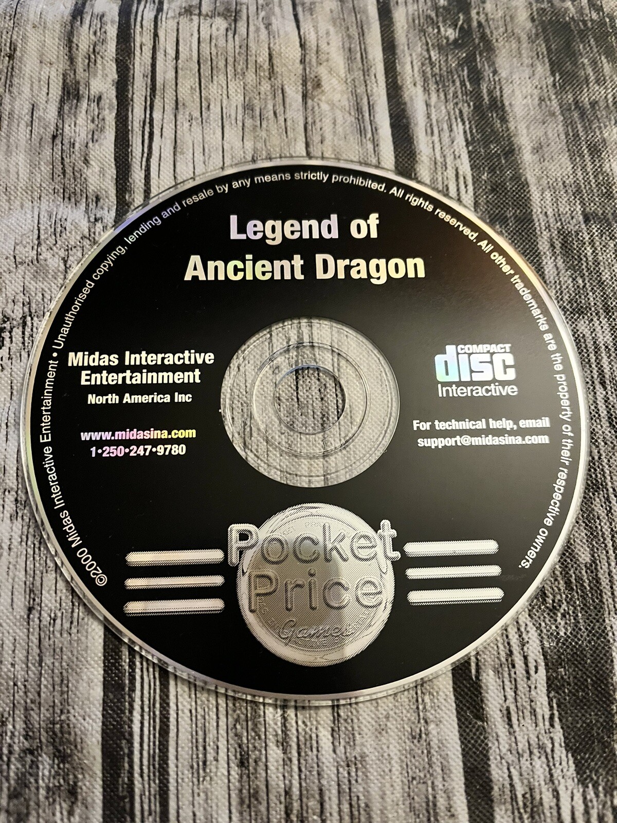 Legend Of The Ancient Dragon Midas Pocket Price Games – Rare Role Playing RPG