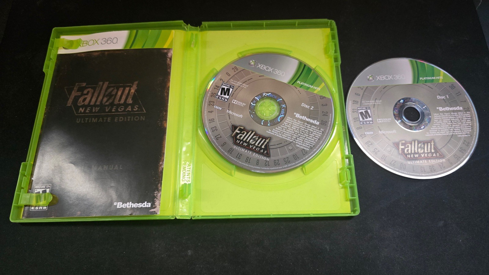 Fallout: New Vegas Ultimate Edition Microsoft Xbox 360 EX+NM cond COMPLETE-!