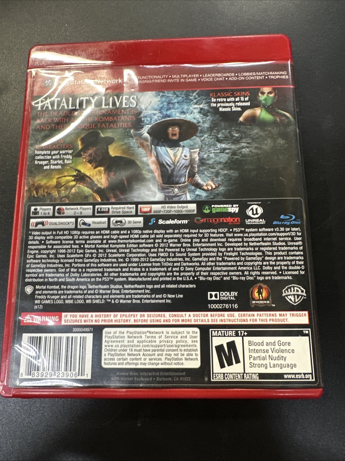 Mortal Kombat — Komplete Edition (Sony PlayStation 3, 2012)