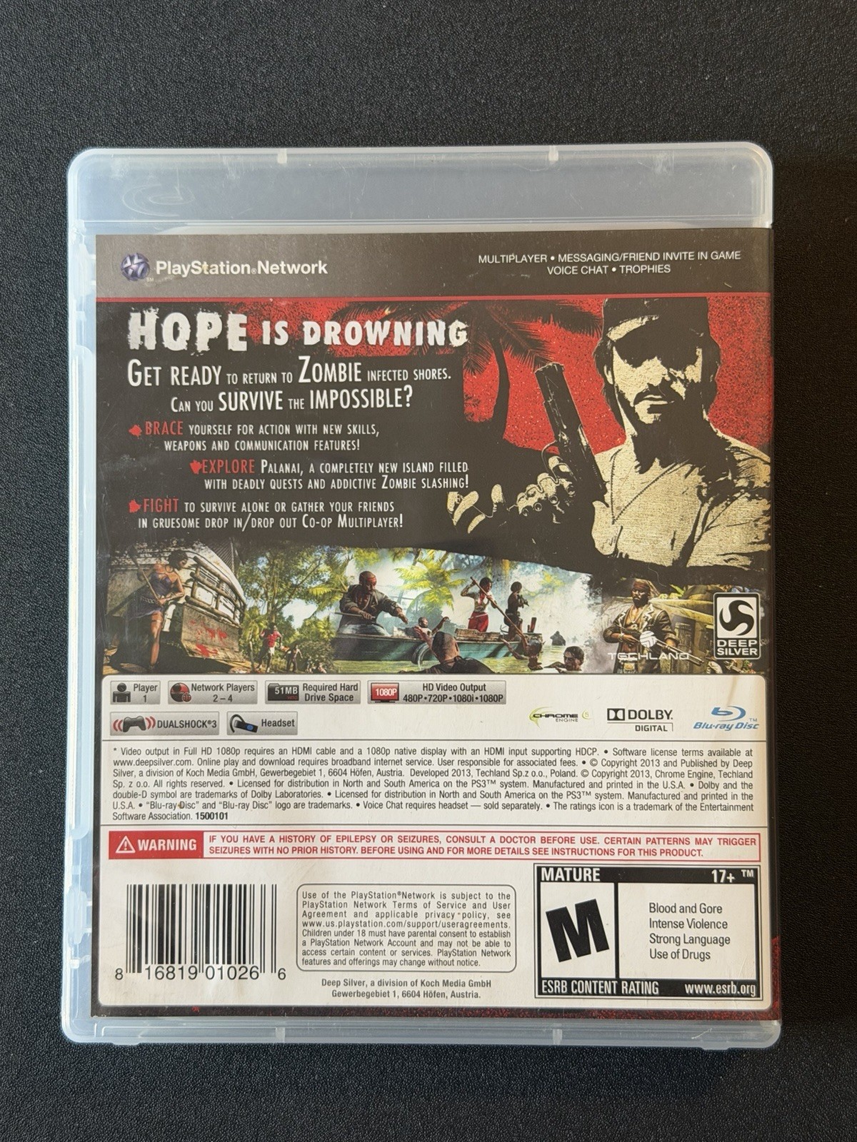 Dead Island: Riptide Special Edition – PS3 – CIB With Manual