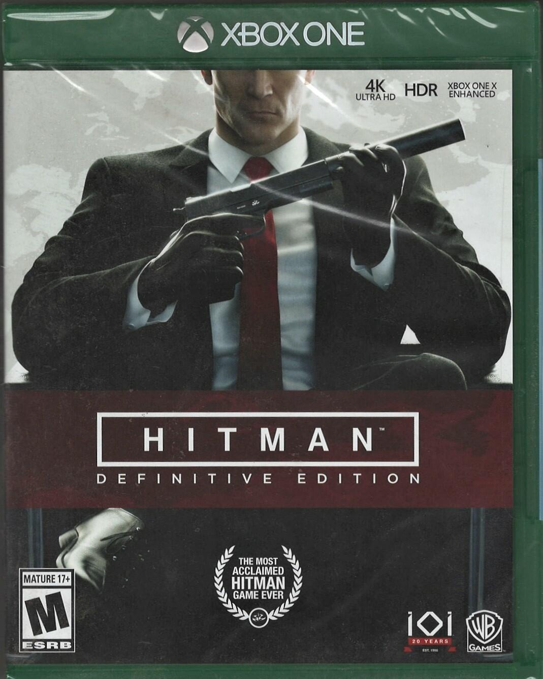 Hitman: Definitive Edition Xbox One (Brand New Factory Sealed US Version) Xbox O