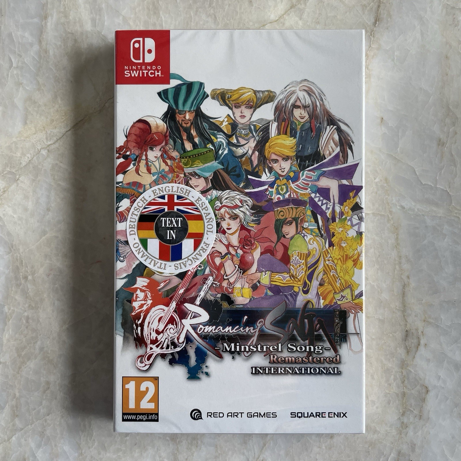 Romancing SaGa Minstrel Song Remastered Switch Nintendo with English New Sealed