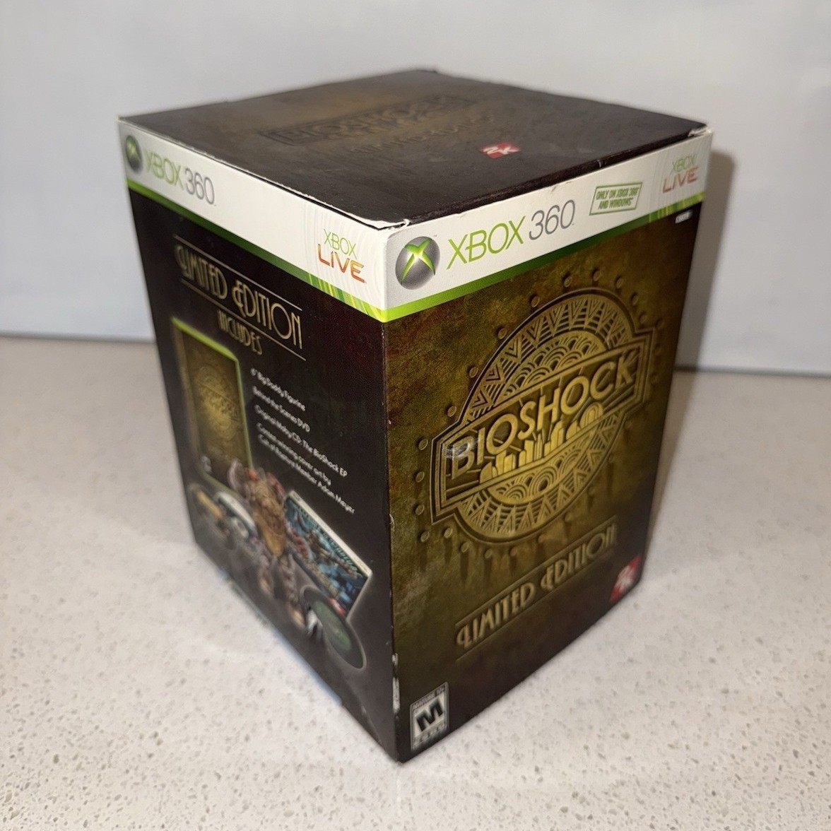 BioShock Xbox 360 Limited Edition – Complete Big Daddy Figure, Disc & Extras