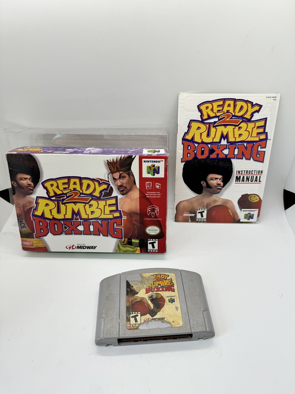 Ready 2 Rumble Boxing for Nintendo 64 N64 Complete CIB Great Box And Manual!