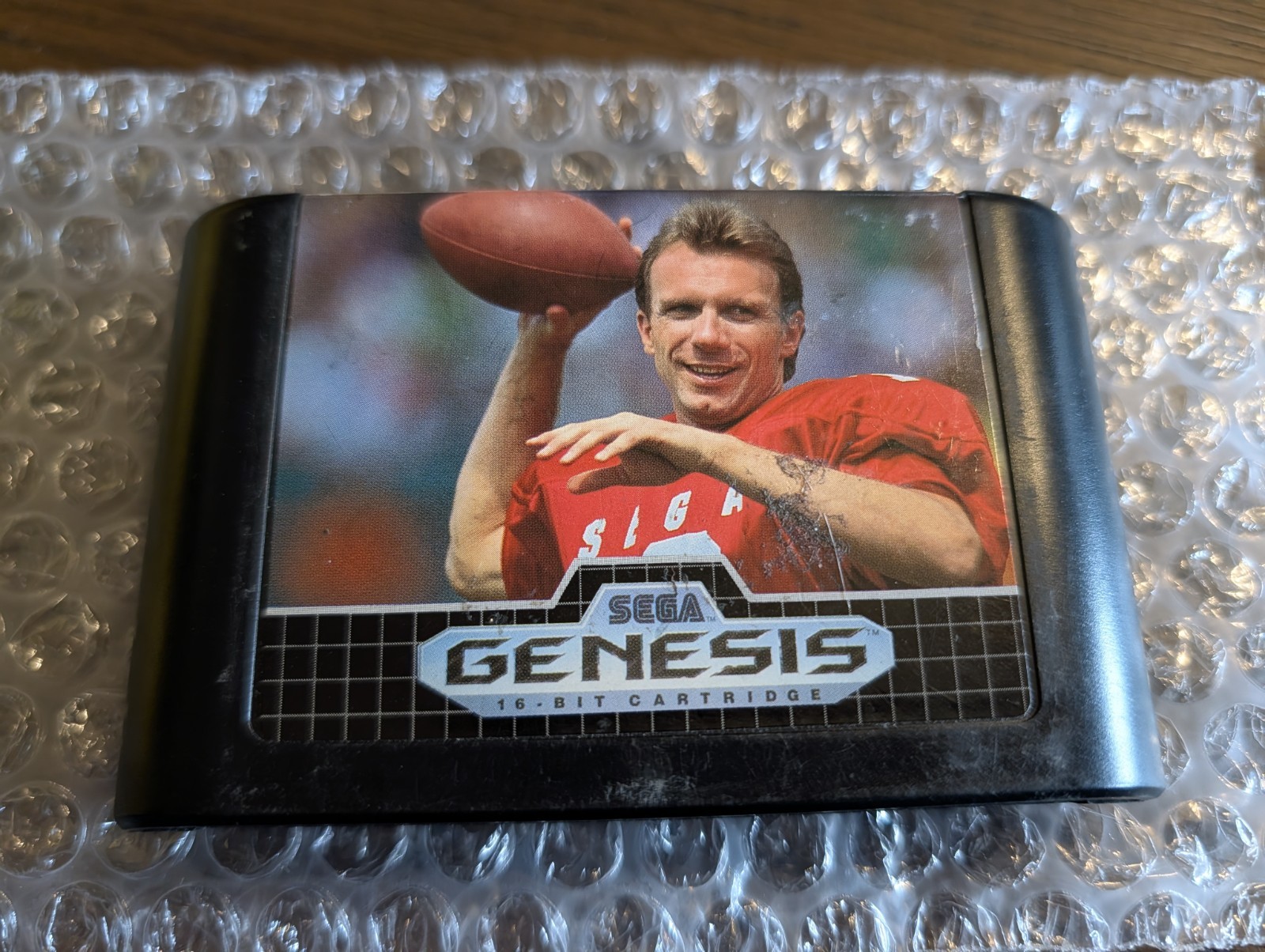 Joe Montana Football, Sega Genesis, Sports, American Football, Cartridge